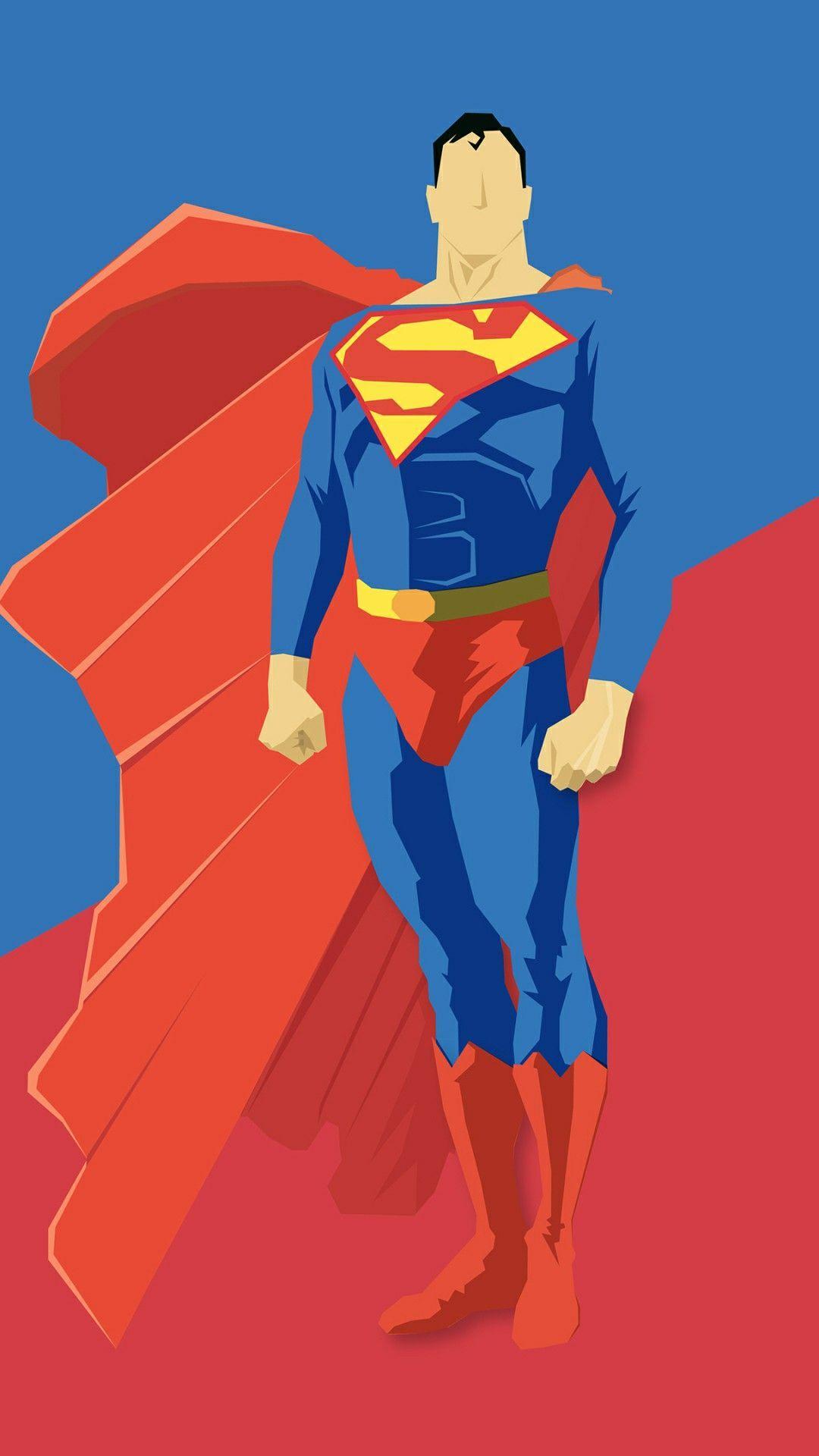 1080x1920 Superman Wallpaper Minimal More Cool Anime Wallpaper on Our Android App Check The link. Superman wallpaper, Cool anime wallpaper, Pikachu wallpaper