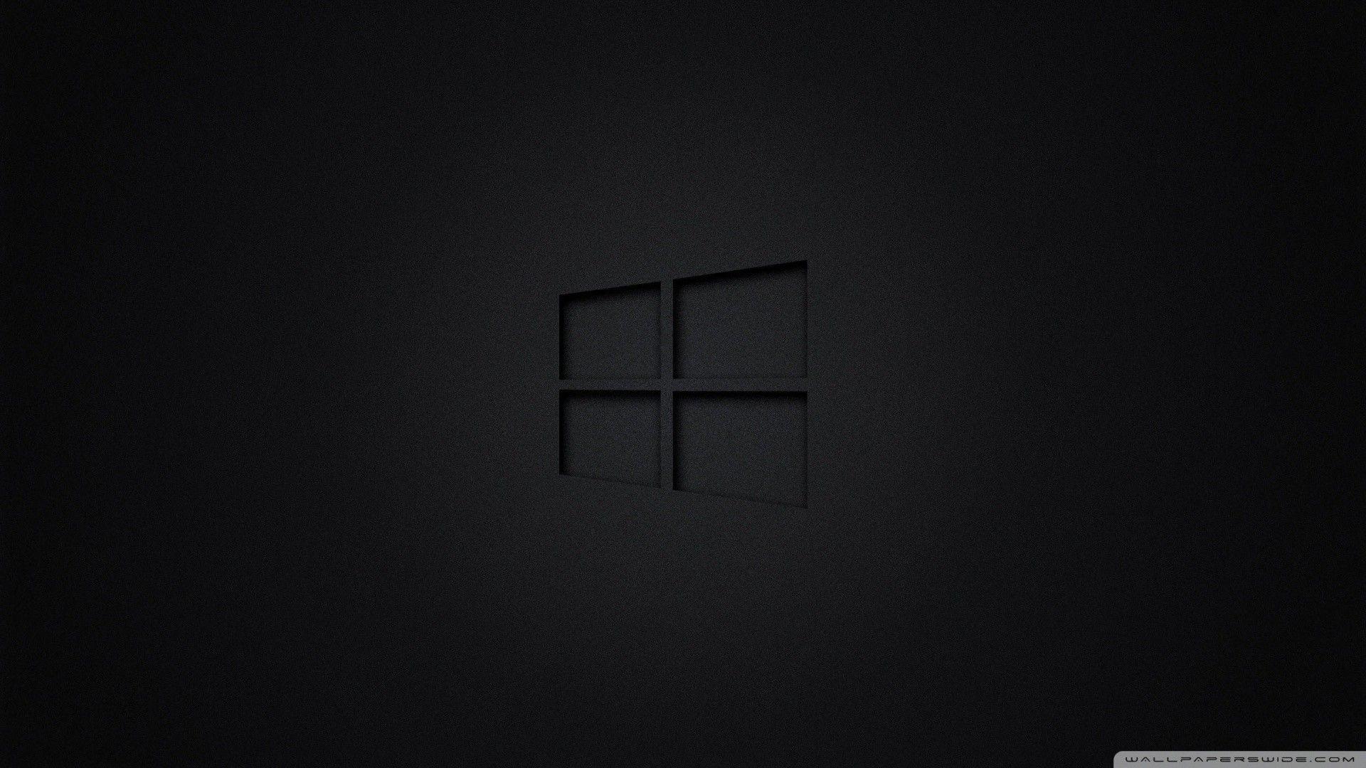 1920x1080 Black Windows Wallpaper
