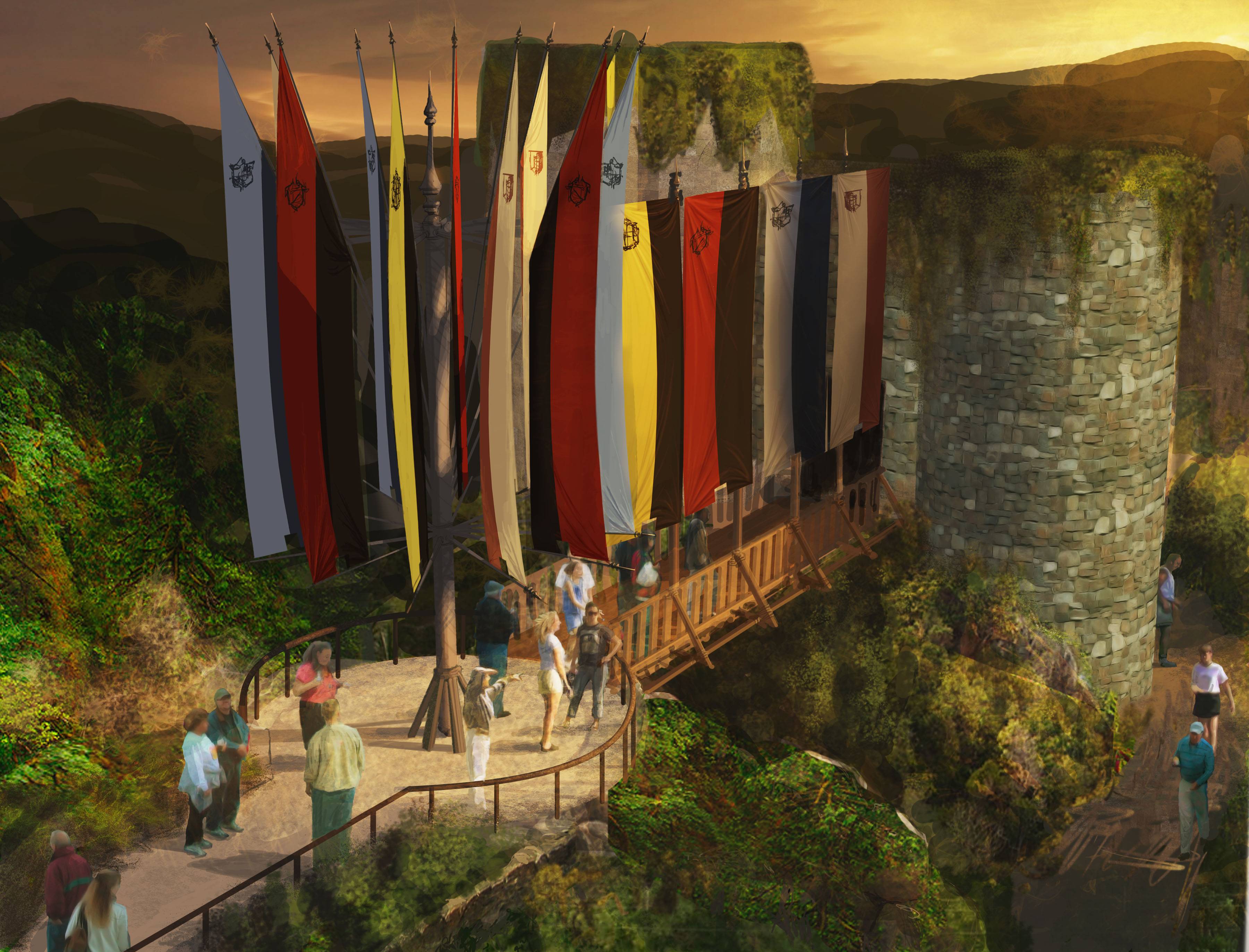 3600x2745 Harry Potter's Dragon Challenge Desktop Wallpaper