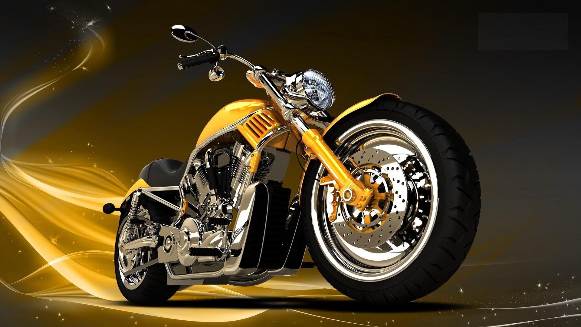 1920x1080 Yellow Bike 1920x1080 HD Wallpaper 2013