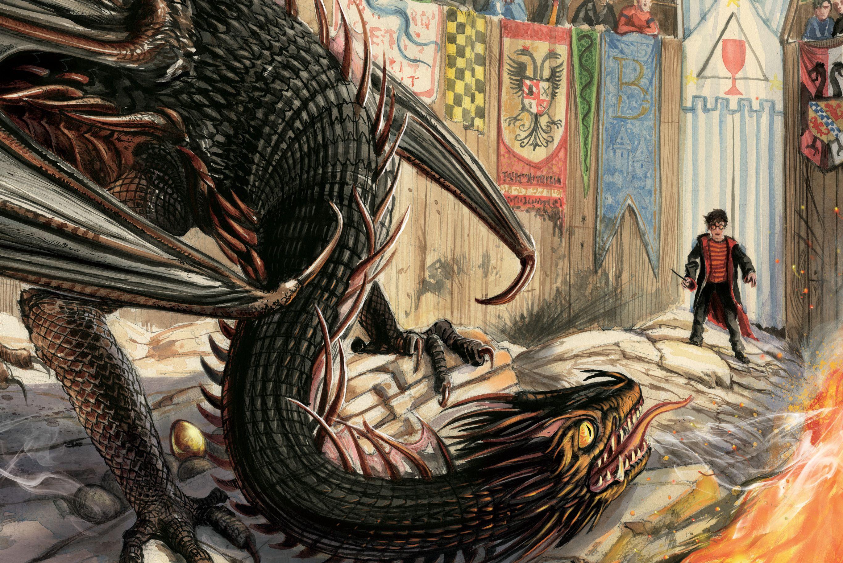 2732x1826 First look at Jim Kay's Illustrated Edition of Harry Potter and the Goblet of Fire