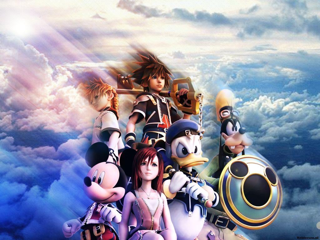 1024x768 Hình nền Kingdom Hearts HD