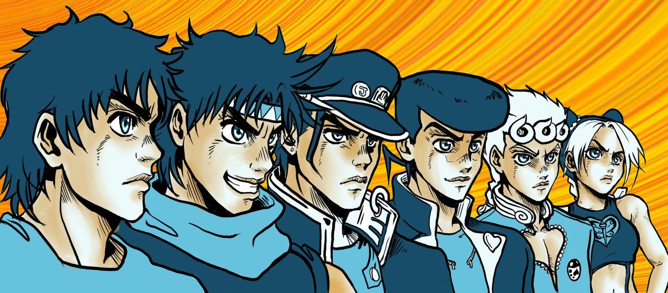 1357x595 Have one of my wallpaper then - added by thathorse at Jojo's Bizarre Adventure Comp