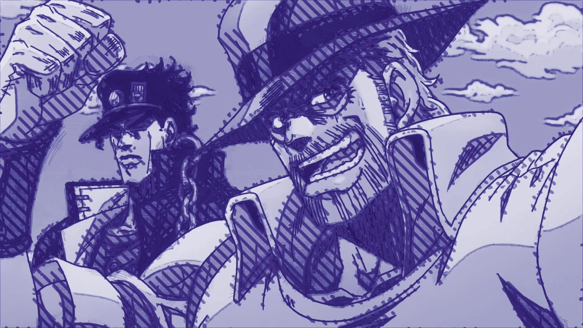 1920x1080 Desktop Wallpaper Joseph Joestar, Jotaro Kujo, Anime Boy, Jo Jo's Bizarre Adventure, HD Image, Picture, Background, Ead912
