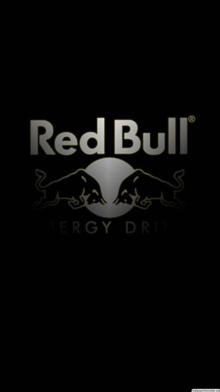 736x1308 Red Bull logo in zwart en wit. Red bull, Bulls wallpaper, Bull logo