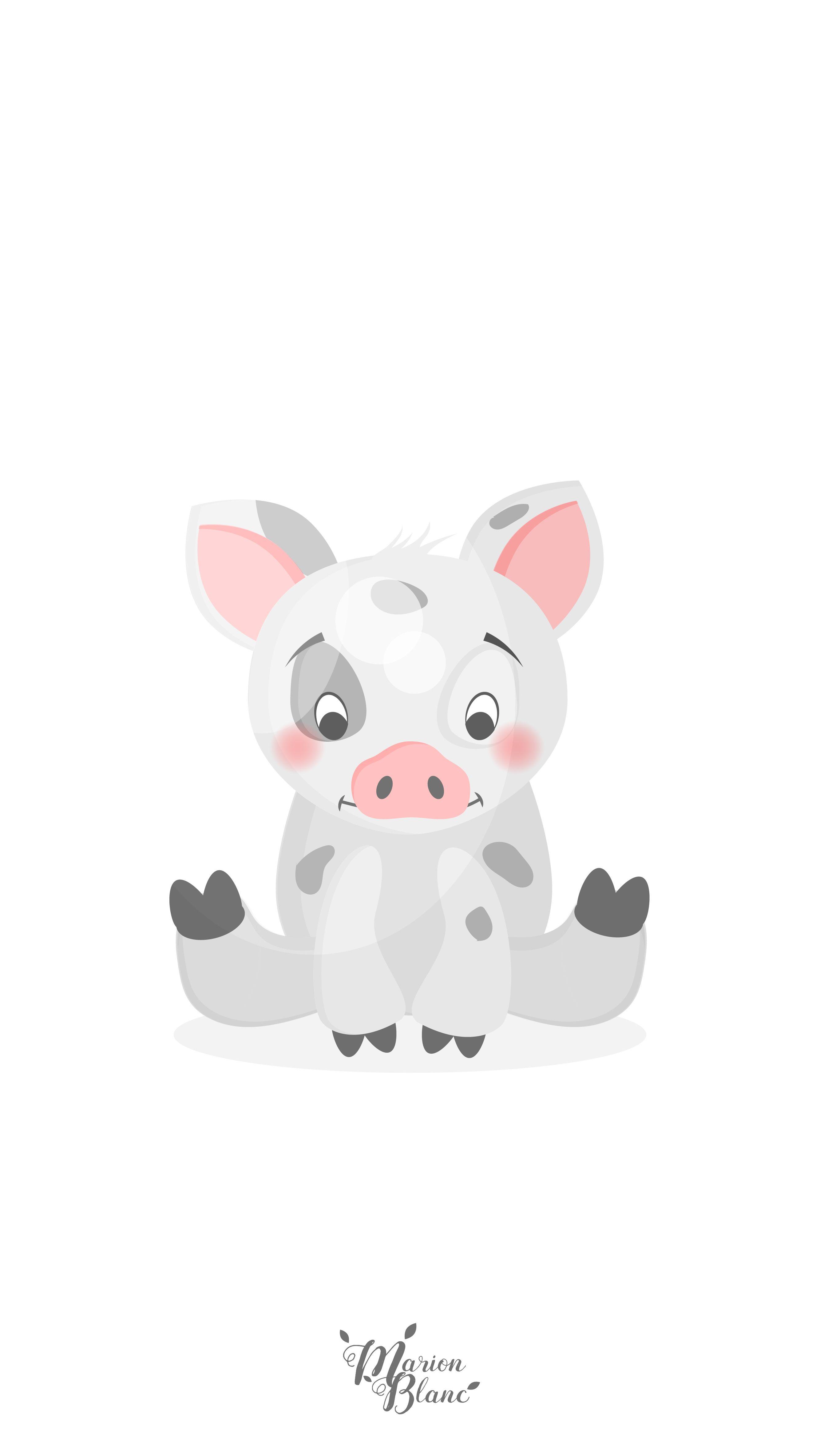 2667x4733 Marion Blanc Disney Phone Wallpaper, Moana Wallpaper Pig Wallpaper iPhone, Download Wallpaper