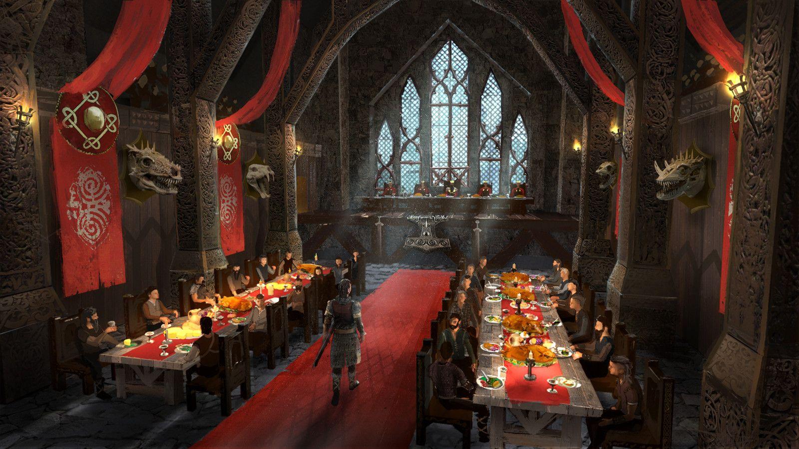 1600x900 Norse Viking Inspired Throne Room, Ruedy Stacher