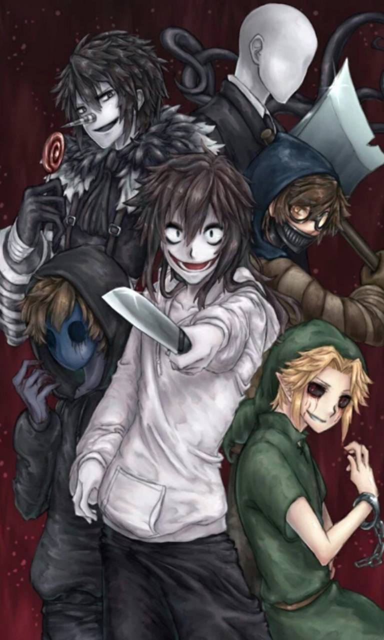 768x1280 Creepypasta family wallpaper