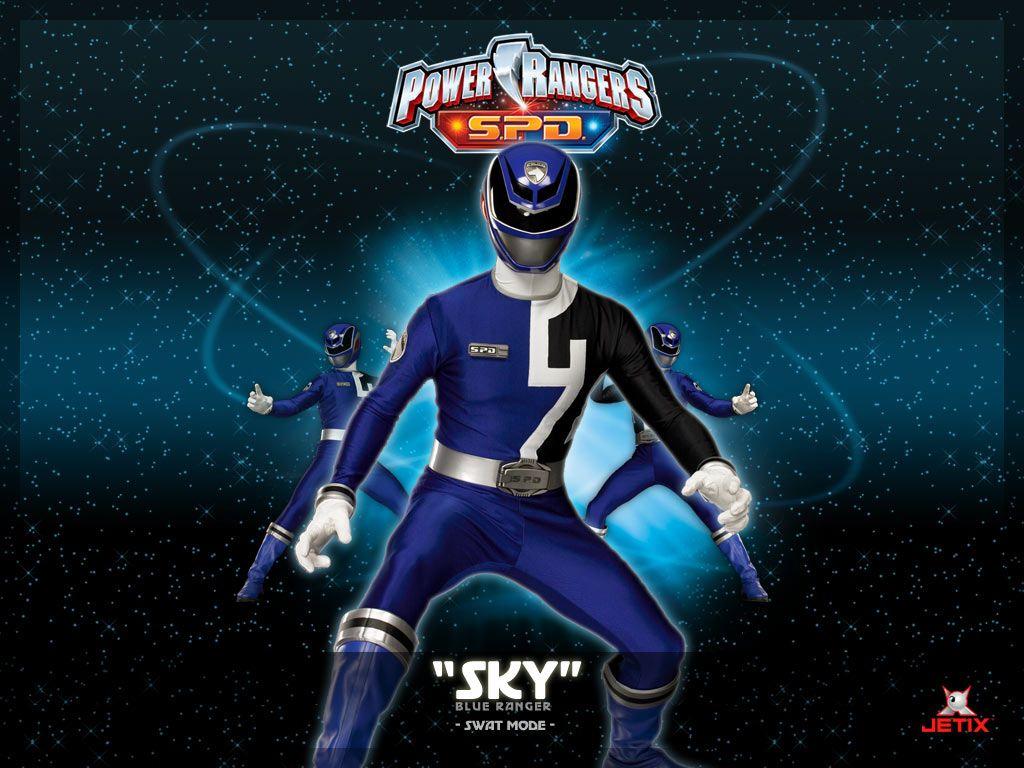 1024x768 Blue ranger Power Ranger Wallpaper