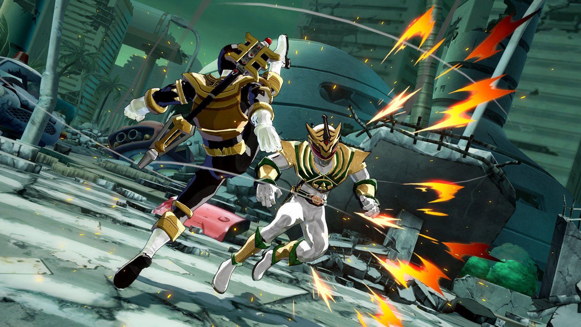 1920x1080 Gohan as Zeo Gold Ranger [Dragon Ball FighterZ] [Skin Mods]