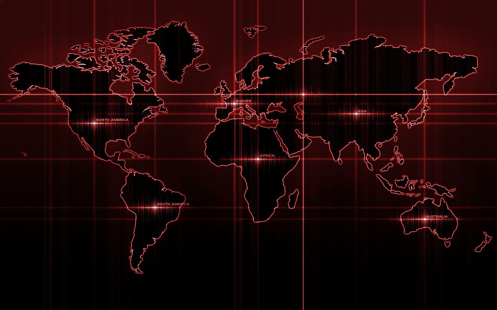Red World Map Wallpapers - Top Free Red World Map Backgrounds -  WallpaperAccess