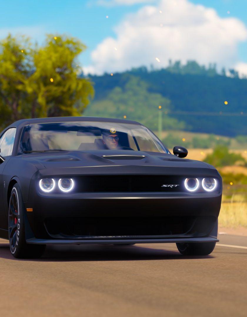 Forza horizon 5 черный экран. Dodge Challenger в Forza Horizon. Dodge Challenger Hellcat Forza Horizon 5. Forza Horizon 4 dodge Challenger. Forza Horizon 4 dodge Charger Hellcat.