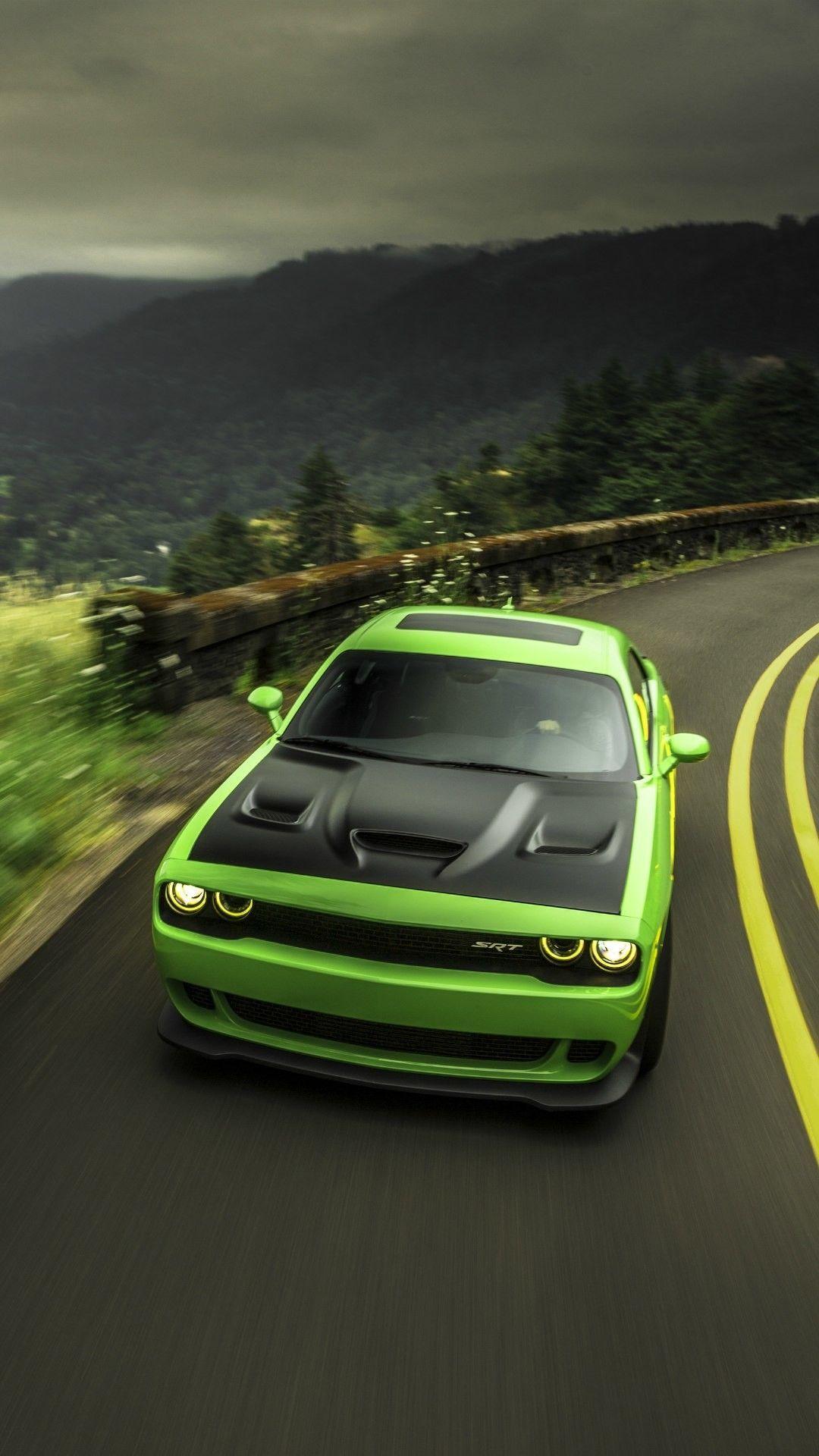 1080x1920 Dodge Challenger Black Hellcat, iPhone, Desktop HD Background / Wallpaper (1080p, 4k) (1080x1920) (2020)