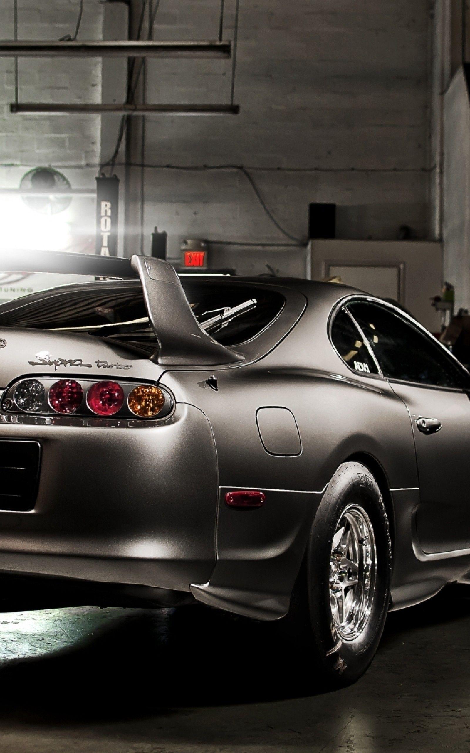 1600x2560 Toyota Supra, Back View, Spoiler, Tuning, Cars Data Src Supra IPhone Wallpaper HD HD Wallpaper