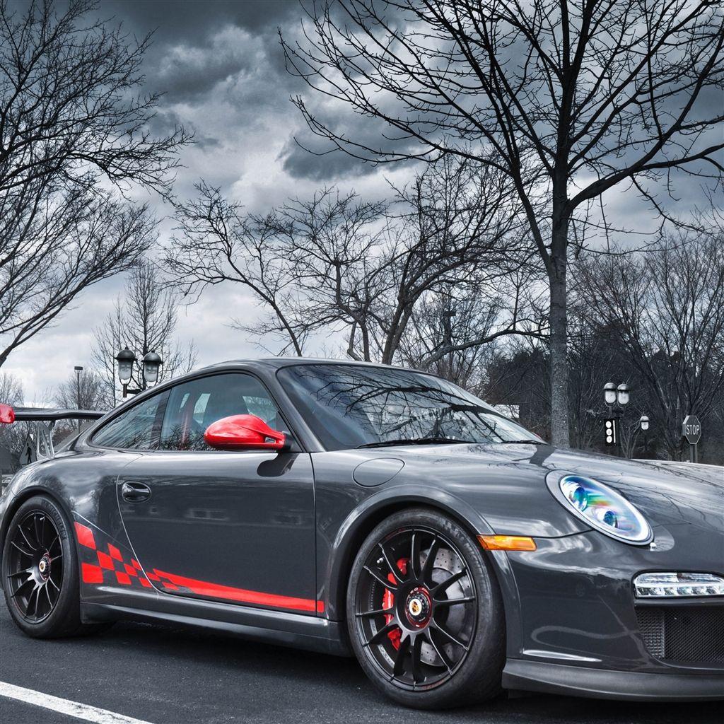 1024x1024 Porsche 911 sport tuning iPad Air Wallpaper Free Download