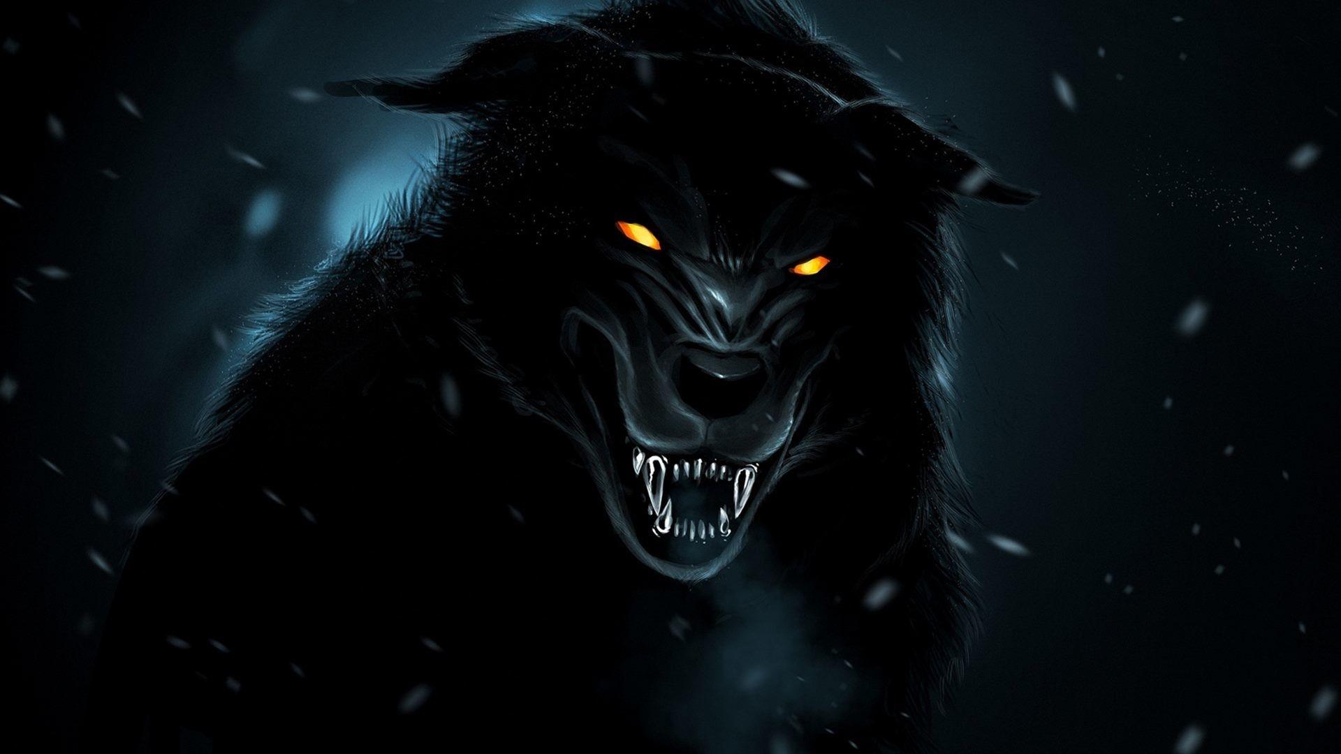 1920x1080 Black Werewolf hình nền