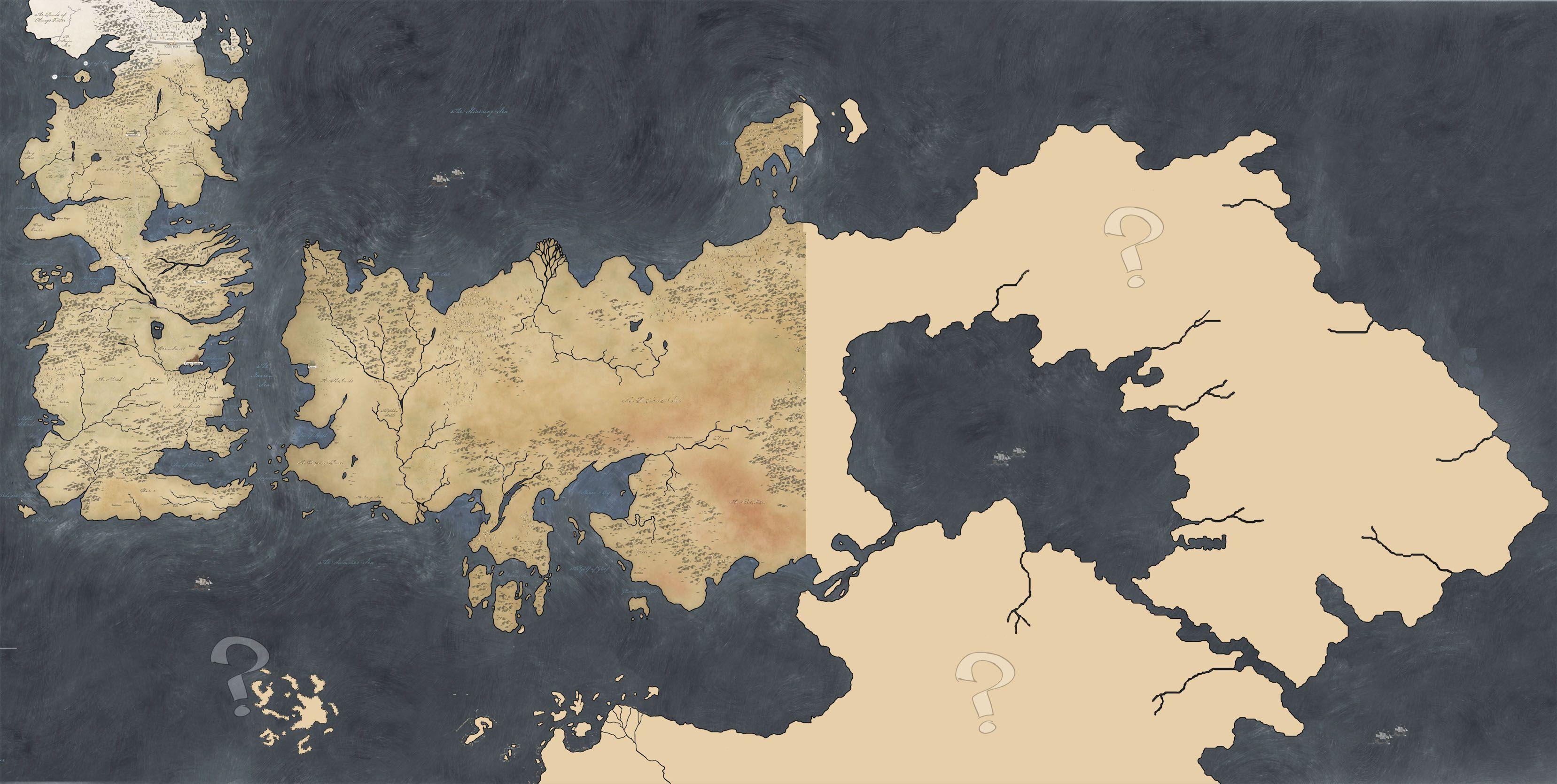 3314x1670 Westeros Map Wallpaper (3314x1670)