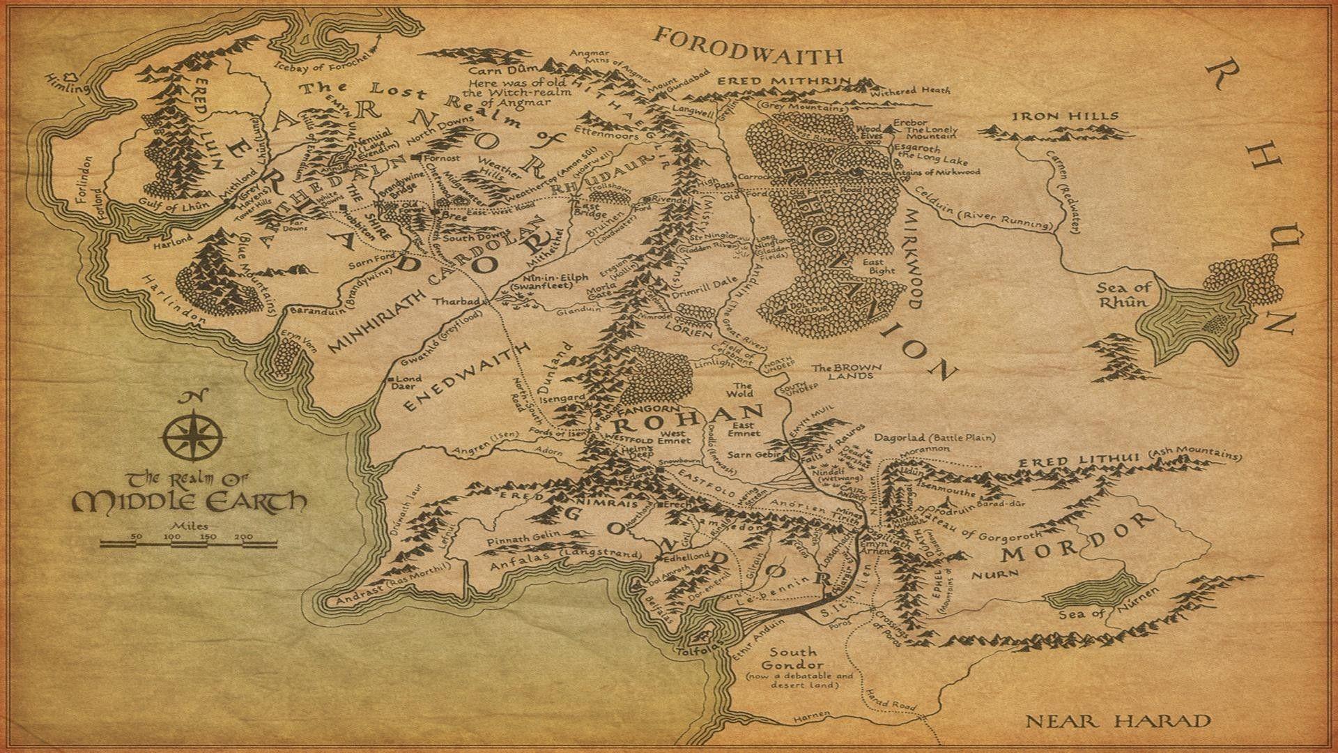 1920x1080 Westeros Map Wallpaper