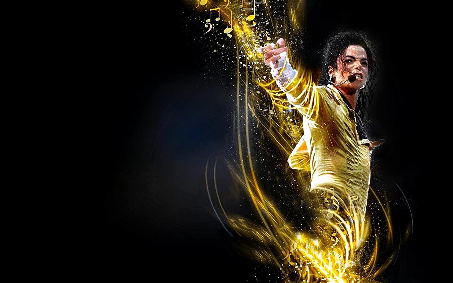 1500x938 Posterhub Music Michael Jackson Singers United States Jackson Singer Entertainer Celebrity HD Wallpaper Fine Art Paper Print Wall Poster AKMUZ32: Amazon.in: Home & Kitchen
