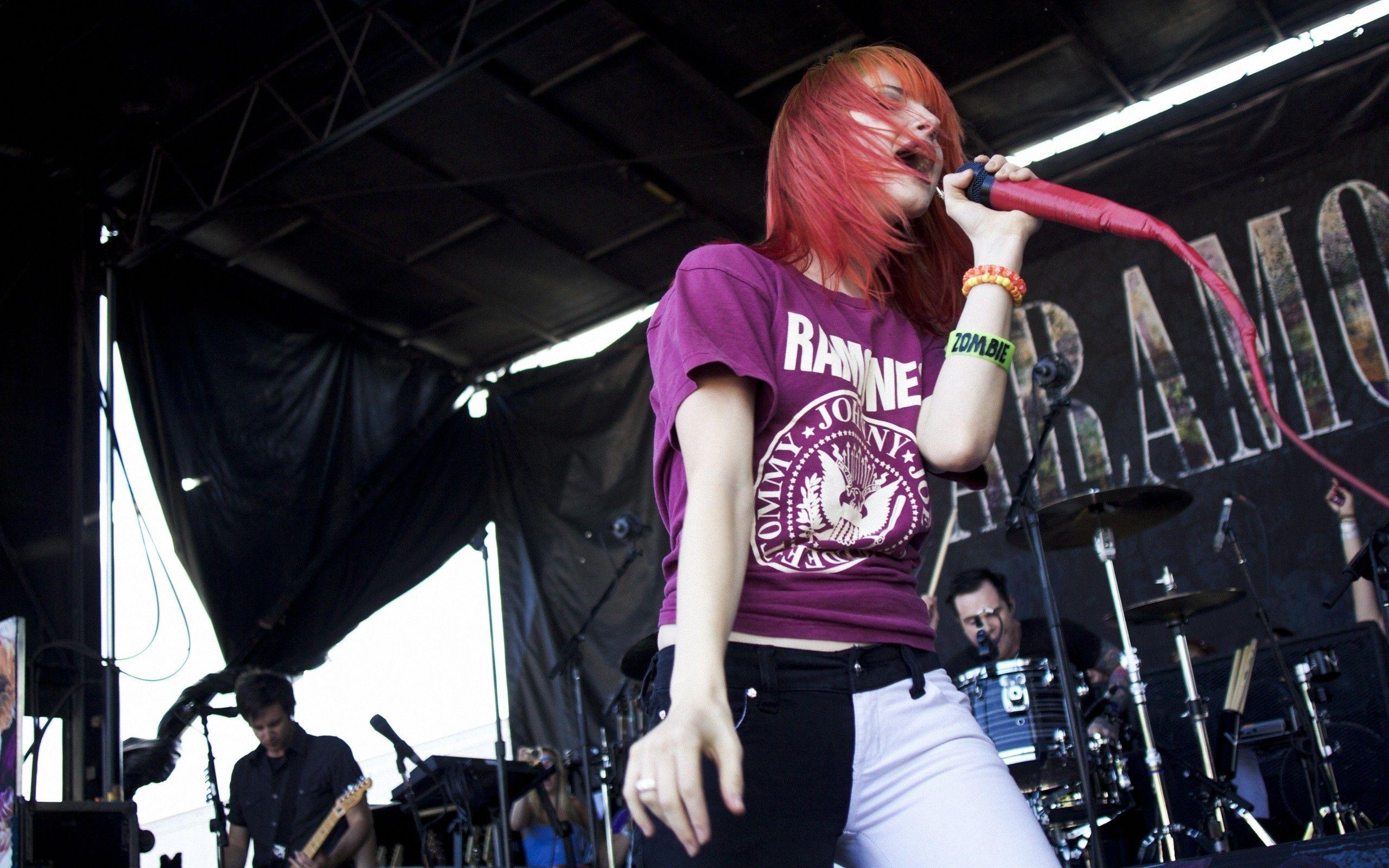 2560x1600 Hayley Williams, Paramore, women, redheads, celebrity, amateurs, singers wallpaper