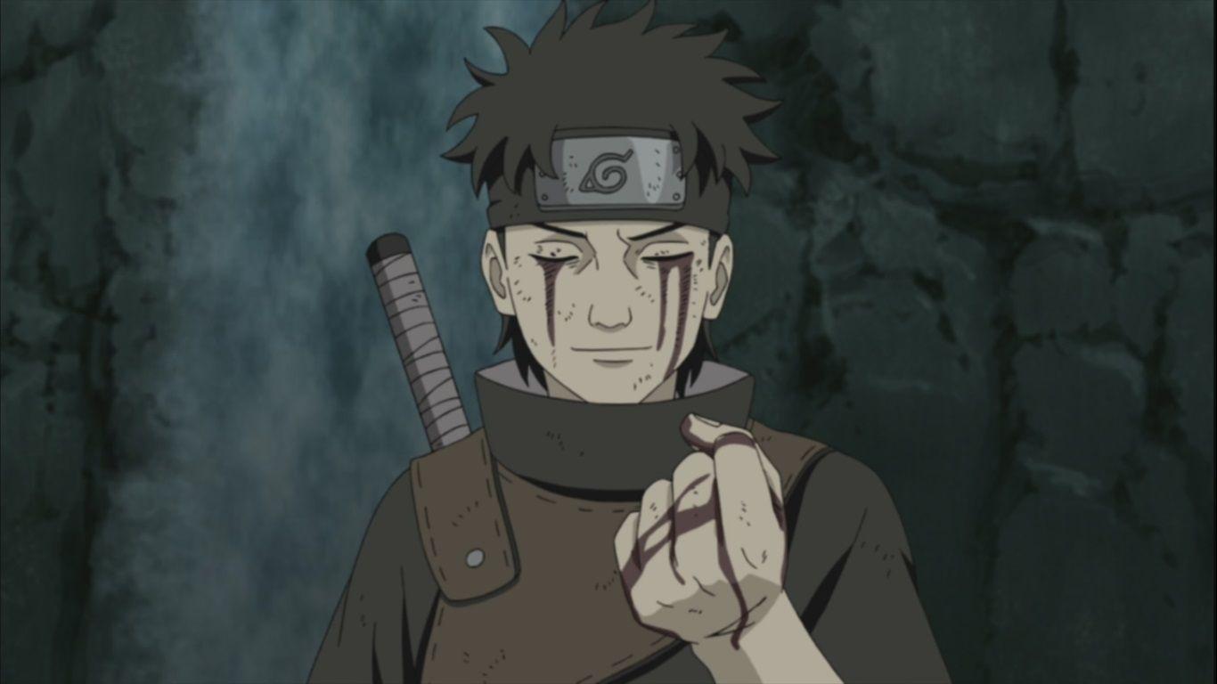 1366x768 Shisui gives left eye to Itachi. Daily Anime Art