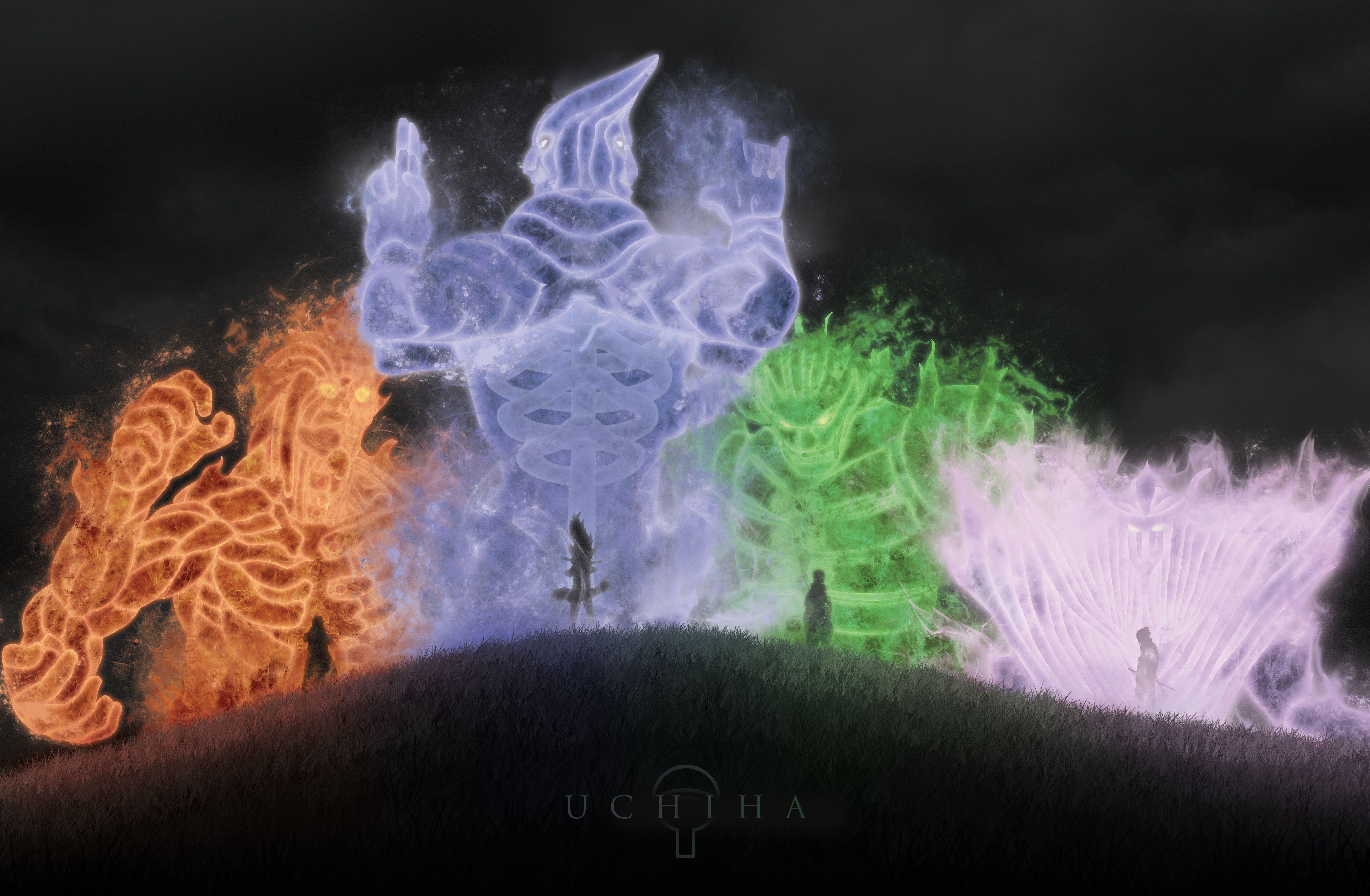 5951x3892 Susanoo naruto