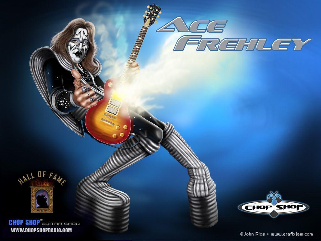 ace frehley kiss wallpaper