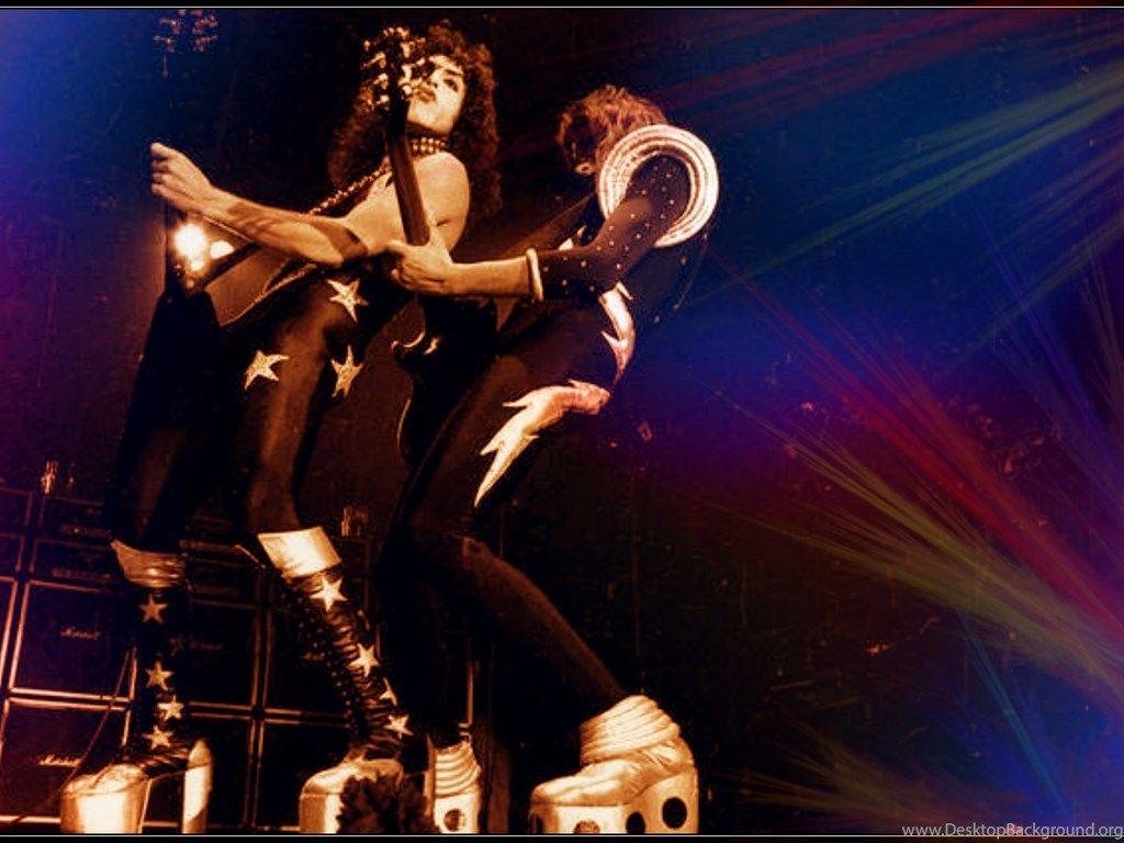 1024x768 Paul Stanley And Ace Frehley KISS Wallpaper Fanpop Desktop Background