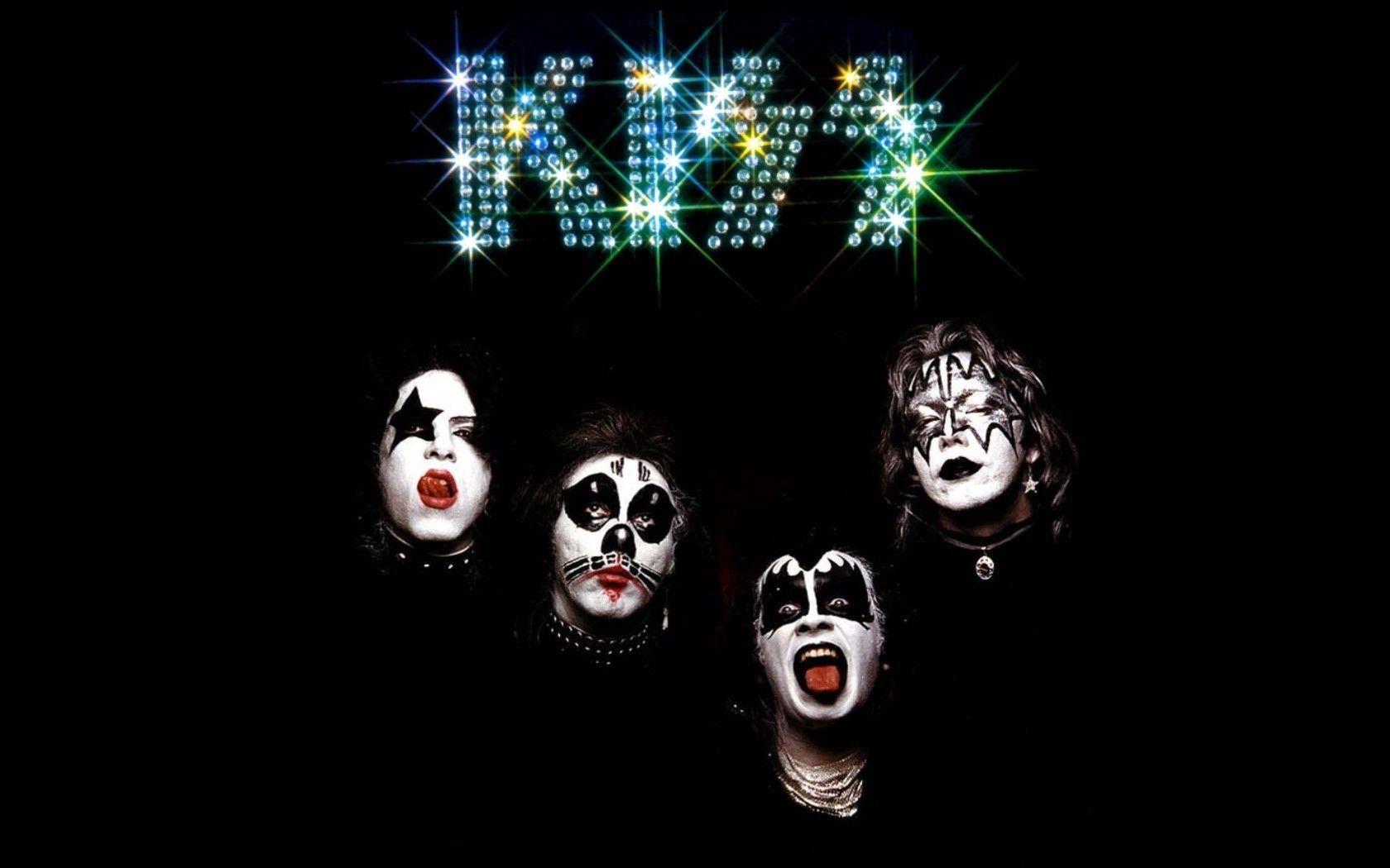 1680x1050 Kiss music band music bands black background Gene Simmons Makenshi Chrona Paul Stanley Ace Frehley Peter Criss / 1680x1. Kiss music, Kiss band, Gene simmons kiss
