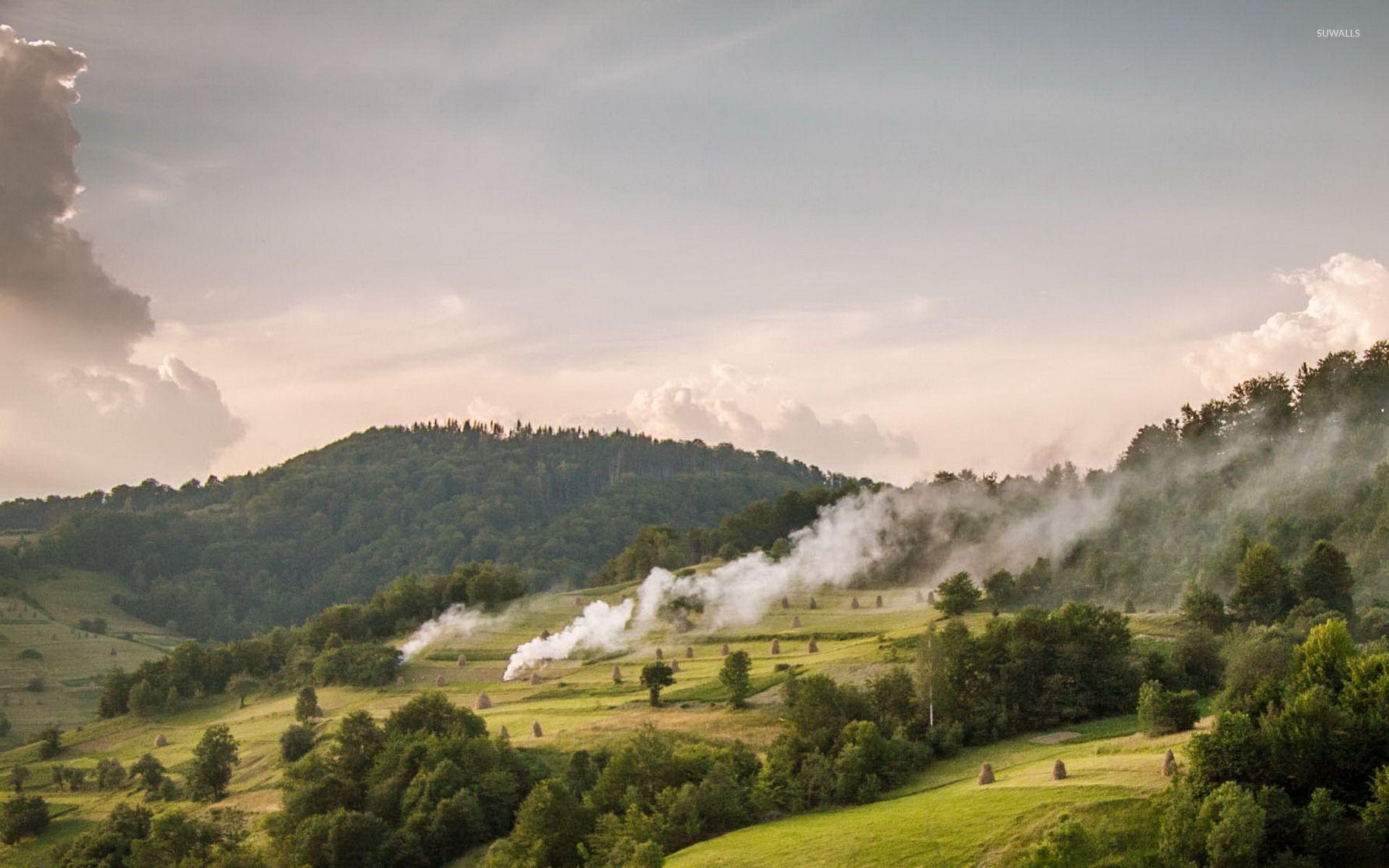 1920x1200 Smoky mountain hills wallpaper wallpaper