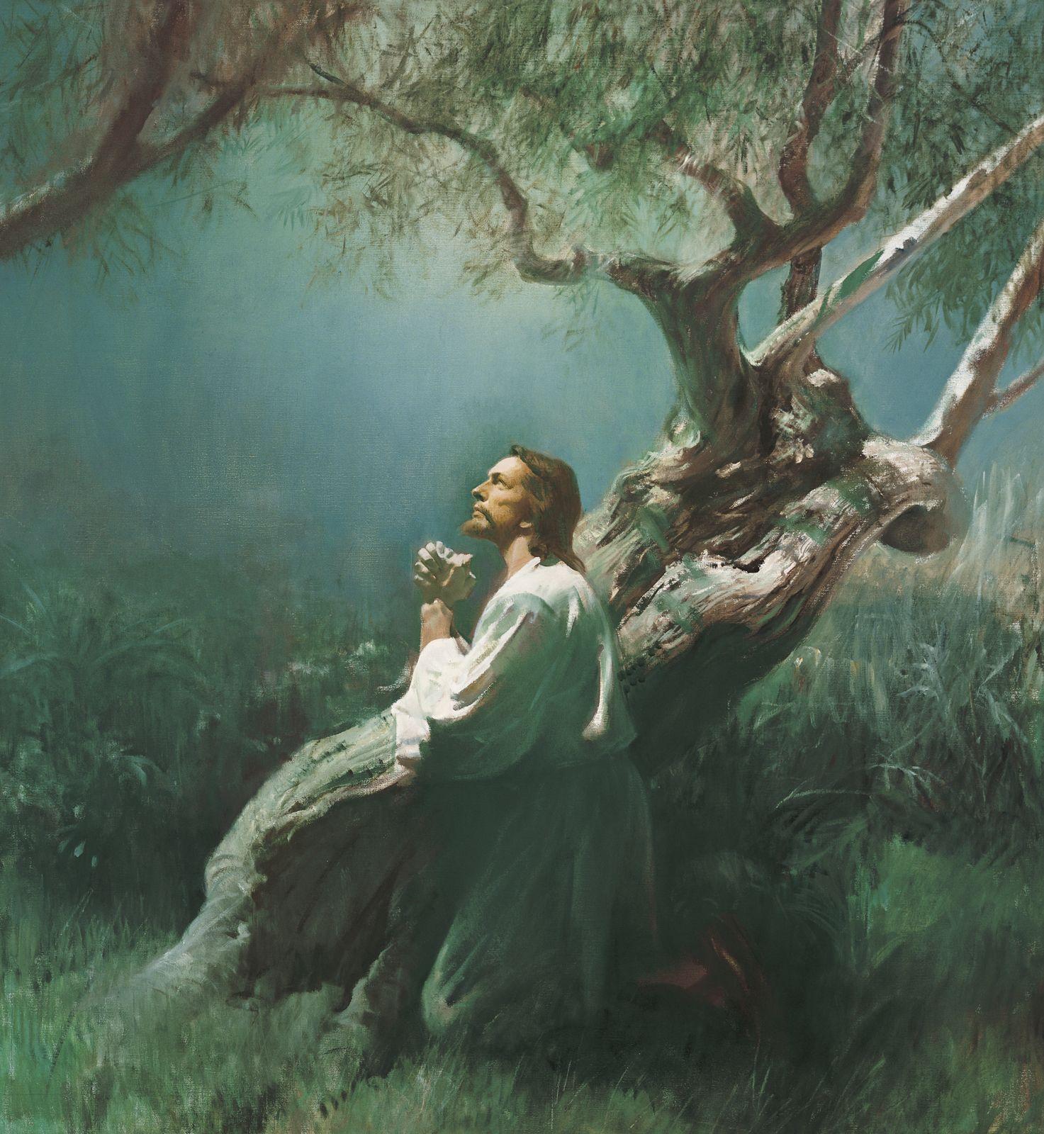 1473x1600 Jesus Praying in Gethsemane (Christ in Gethsemane)