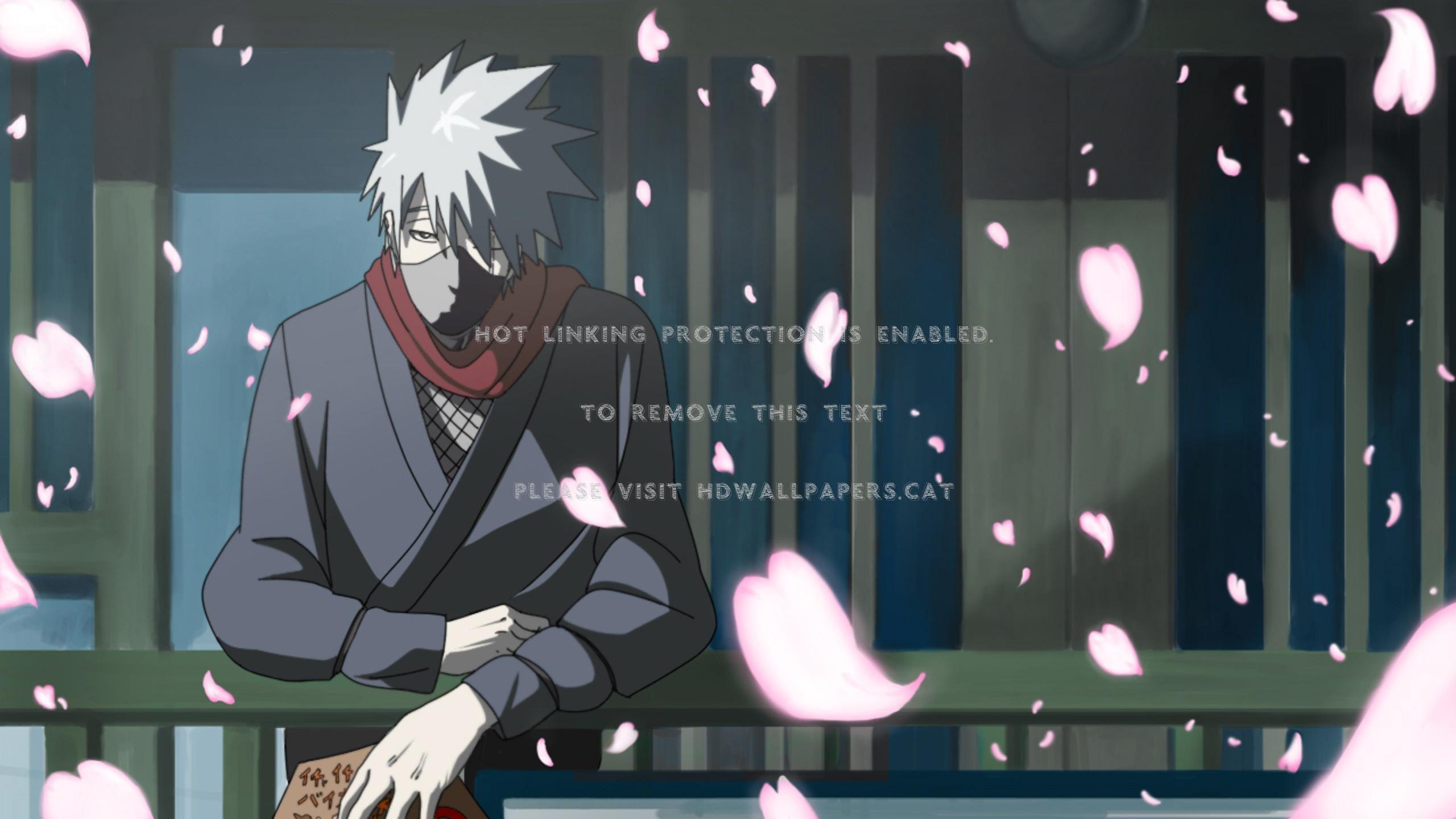 2560x1440 kakashi hatake naruto shippuden anime mask