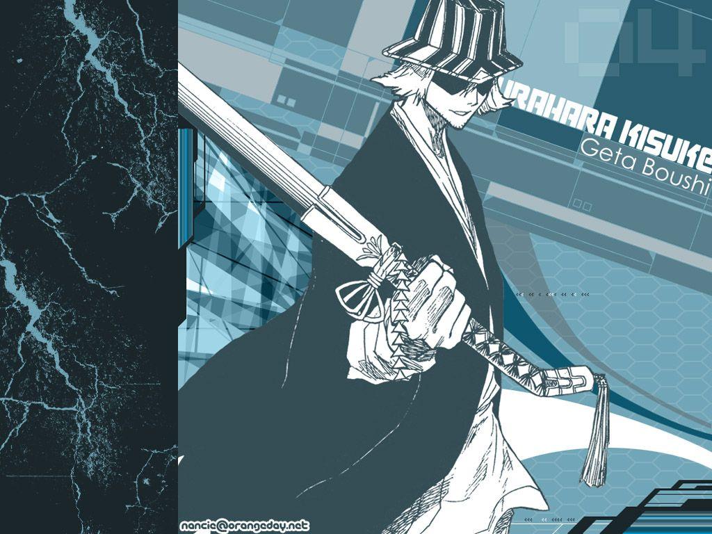 1024x768 all male bleach male monochrome urahara kisuke. konachan.com.com Anime Wallpaper