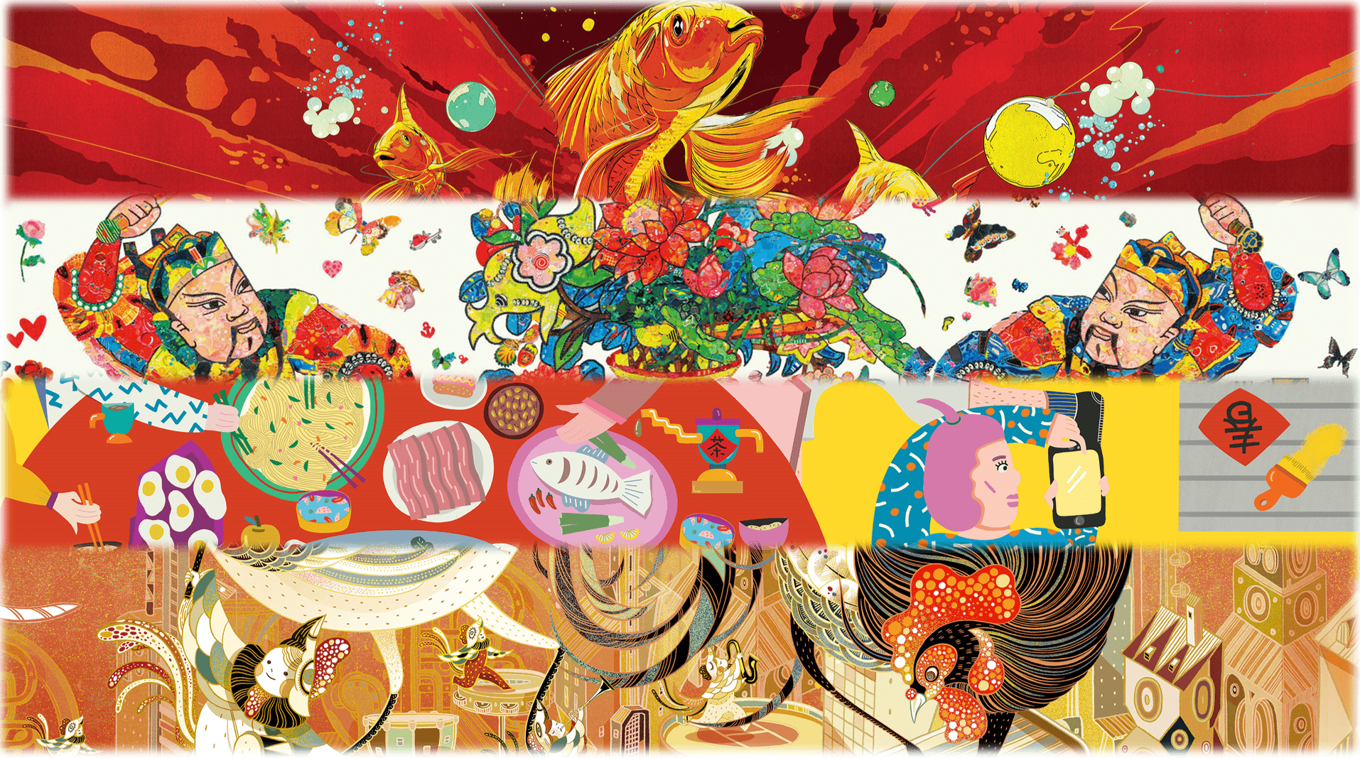 1914x1067 Apple prepared new year gift wallpaper for Chinese, it's amazing!