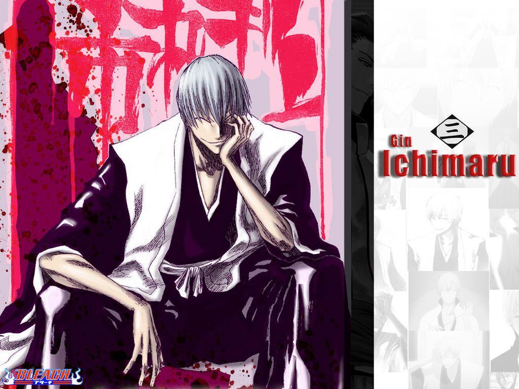 1024x768 Gin Ichimaru Wallpaper
