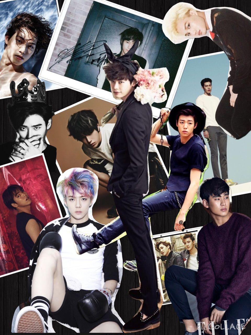 960x1280 The favs (wallpaper) ❤️feat: lee Jong suk, Kim woo bin, Kim soo hyun, Lee hyun woo, infinite L, EXO Kai and Sehun, and CNBlue Jong hyun