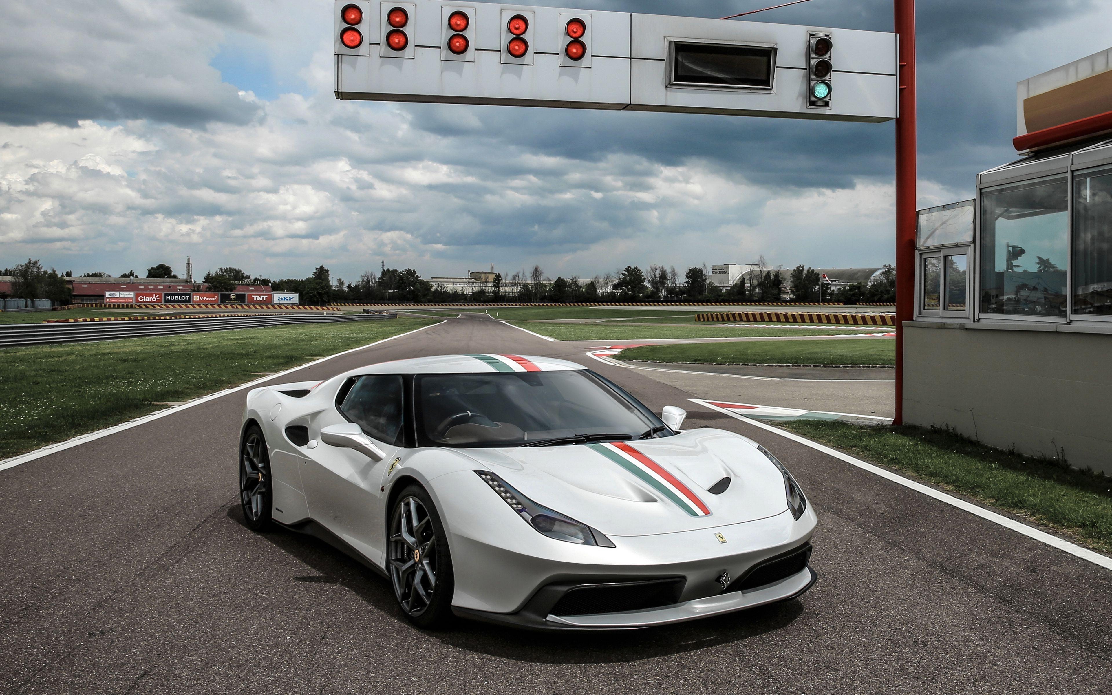 3840x2400 Download wallpaper 3840x2400 ferrari, mm speciale, white, side view 4k ultra HD 16:10 HD background