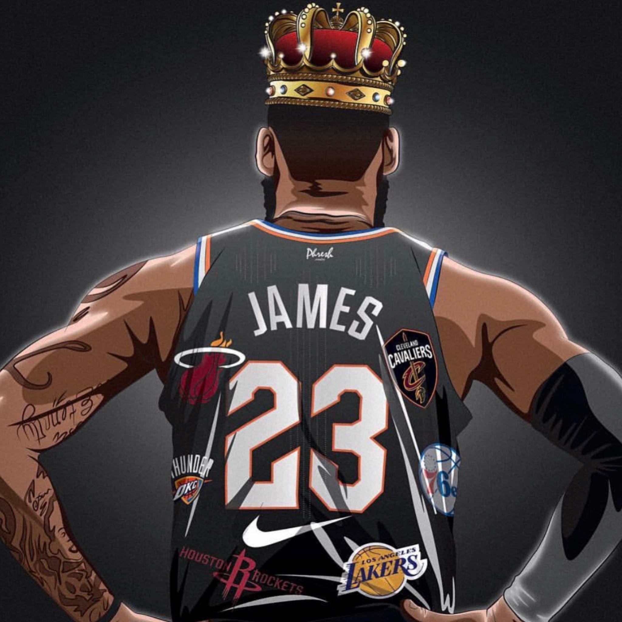 2048x2048 NBA Zone. Nba art, Nba lebron james, Nba basketball art