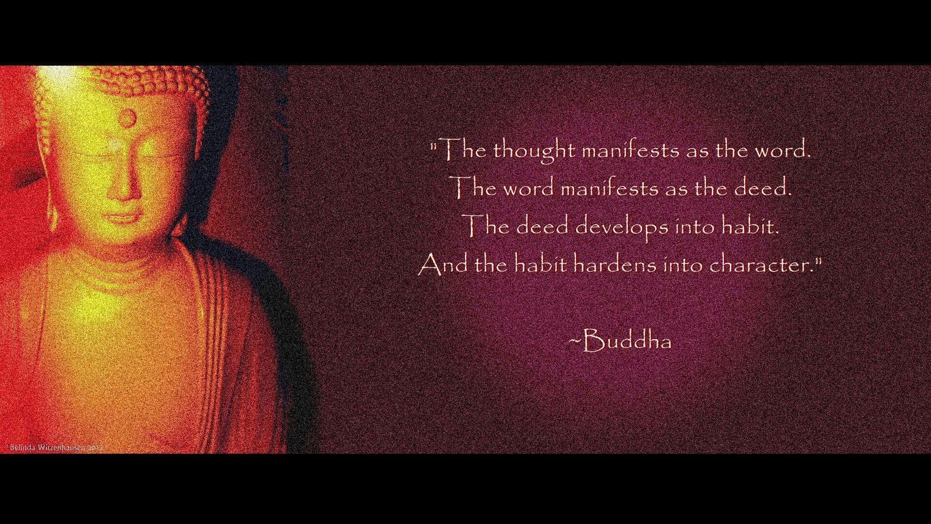 1920x1080 Buddha Quote Wallpaper on