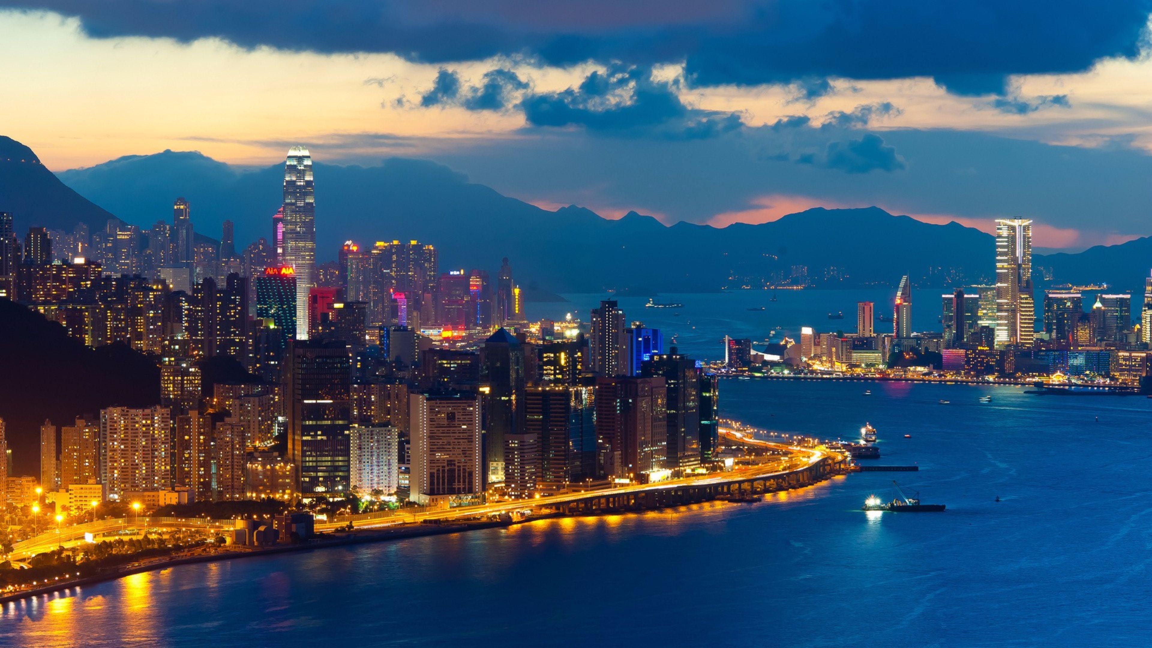 3840x2160 Free 4K Hong Kong, China Wallpaper. Free 4K Wallpaper