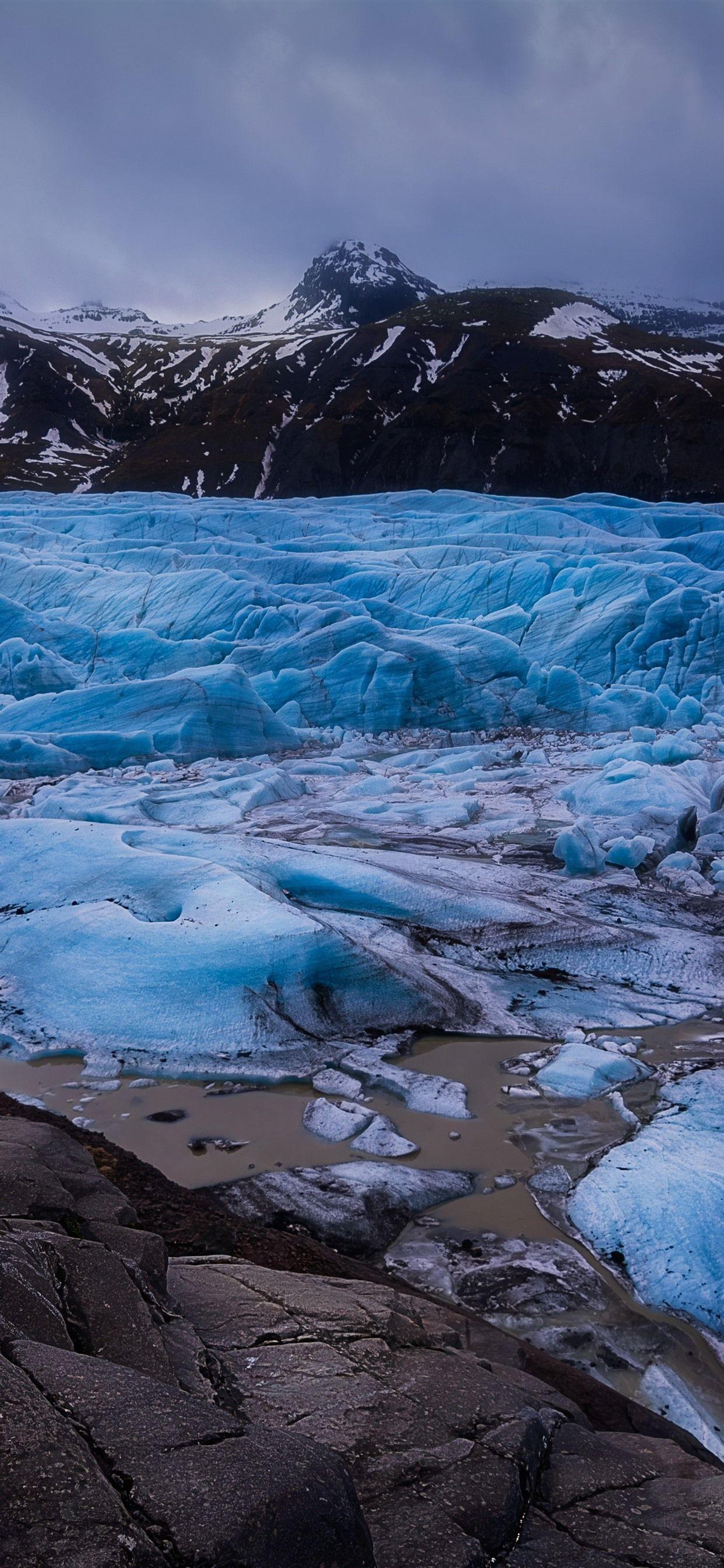 1242x2688 Blue Ice, Mountains, Winter 1242x2688 IPhone 11 Pro XS Max Wallpaper, Background, Picture, Image