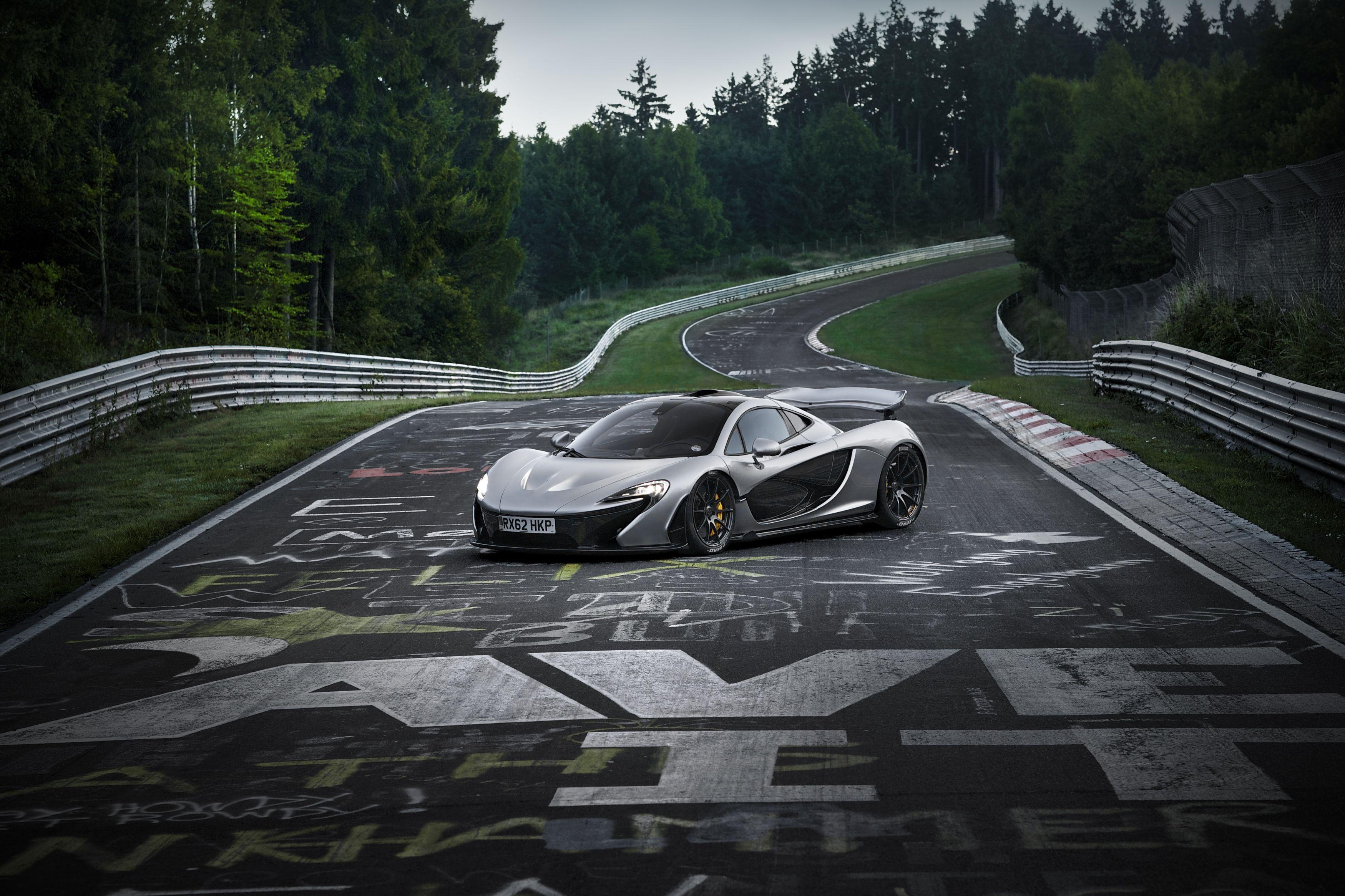 3500x2333 McLaren P1 Nurburgring HD Wallpaper