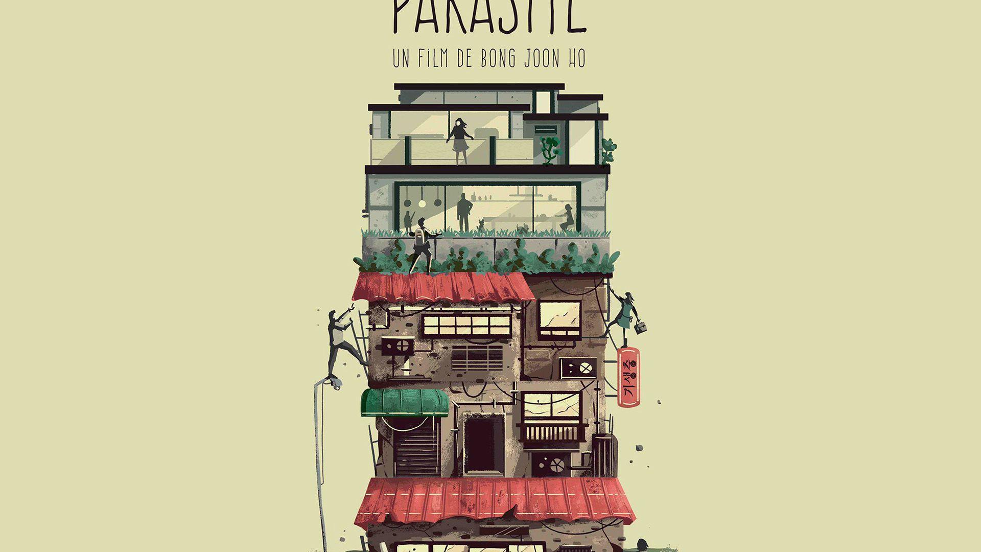 1920x1080 Art Film Poster Parasite Wallpaper