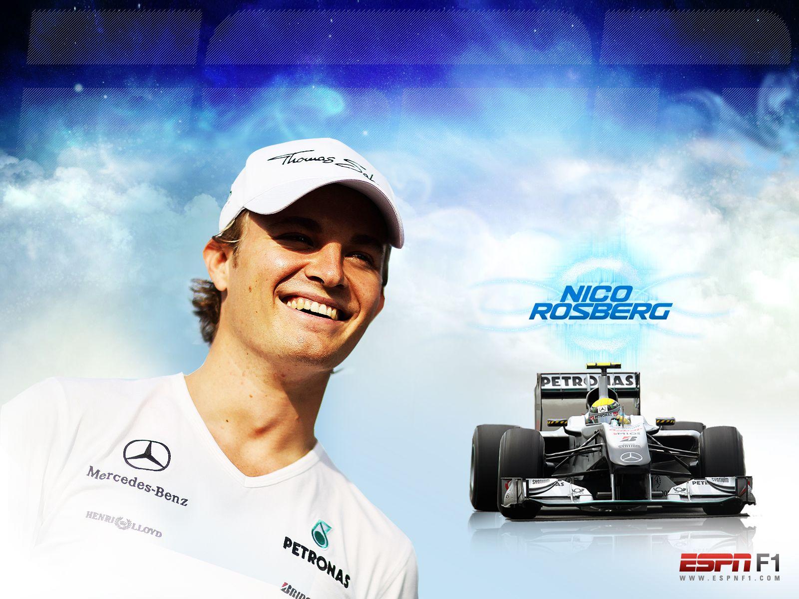 1600x1200 Nico Rosberg 2010. Formula 1 wallpaper. ESPN.co.uk