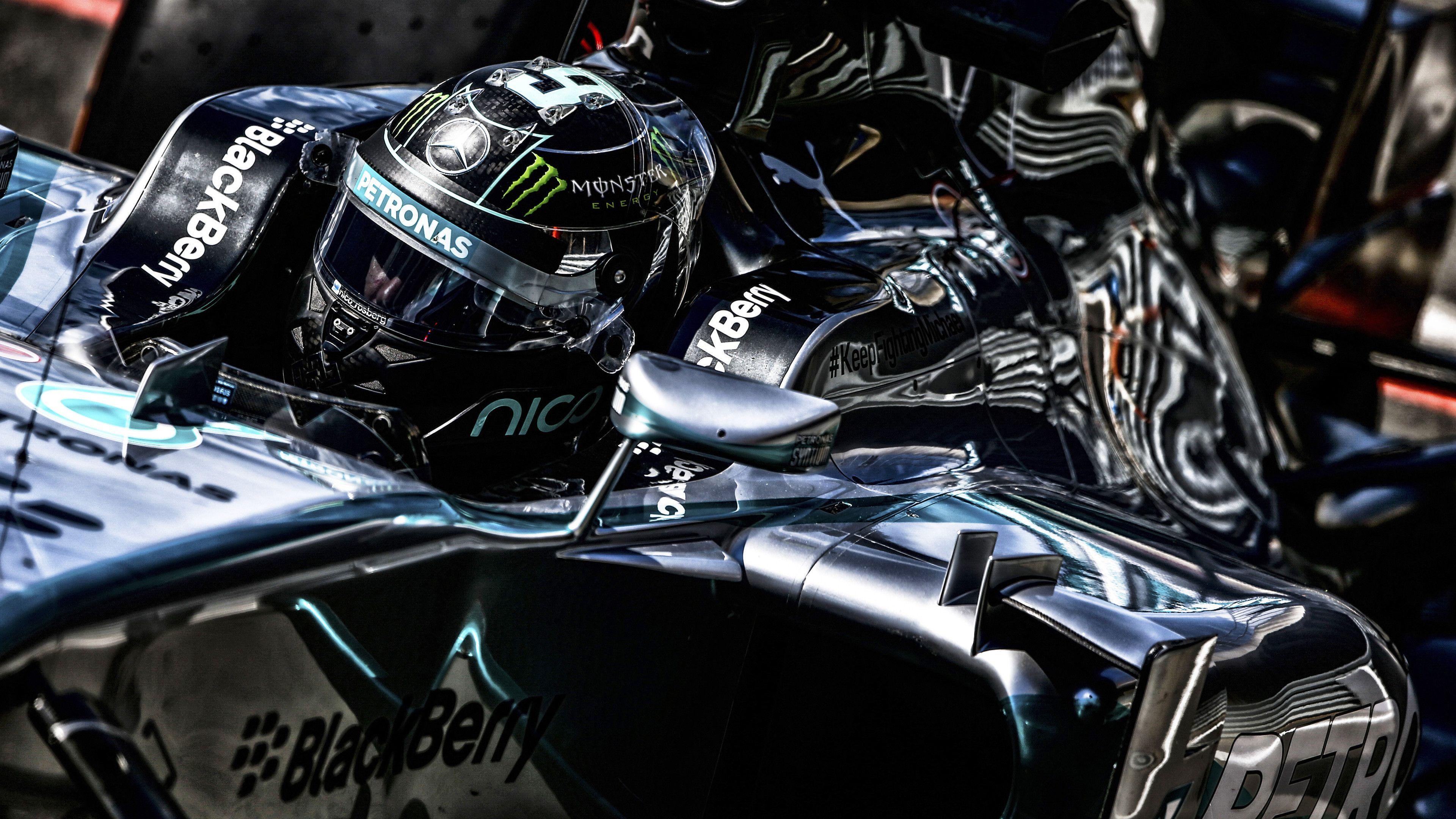 3840x2160 TBT Nico Rosberg in the Silver Beast