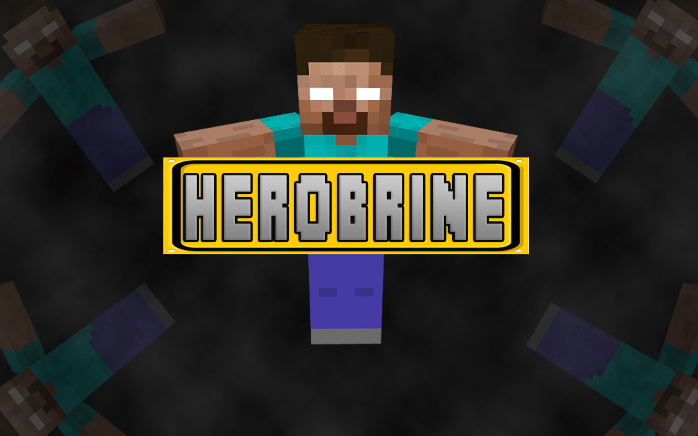 1440x900 herobrine wallpaper Desktop Wallpaperk HD