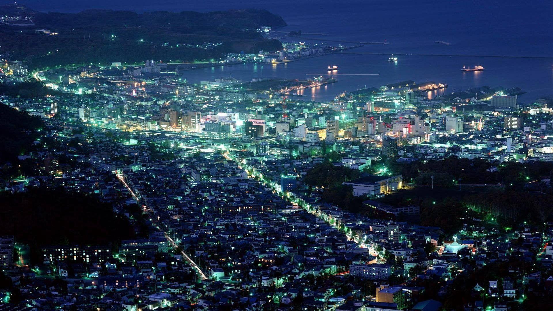 1920x1080 Night City Wallpaper Night, City, Lights, Background [1920x1080]