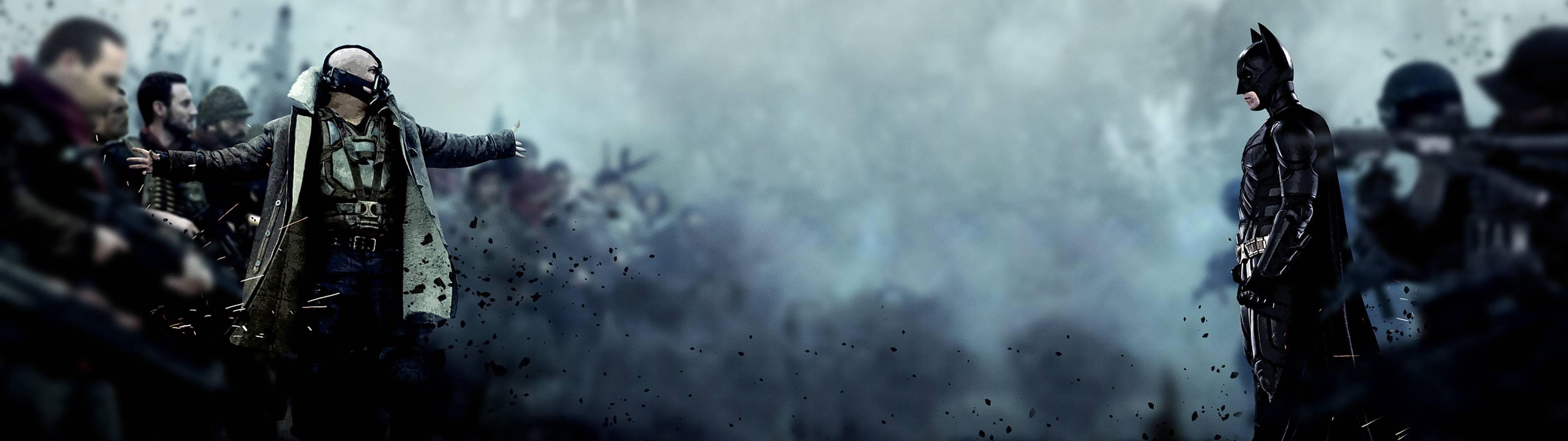 3840x1080 Dual Monitor Wallpaper Dual Monitor Wallpaper 1080 Knight Rises 4k HD Wallpaper