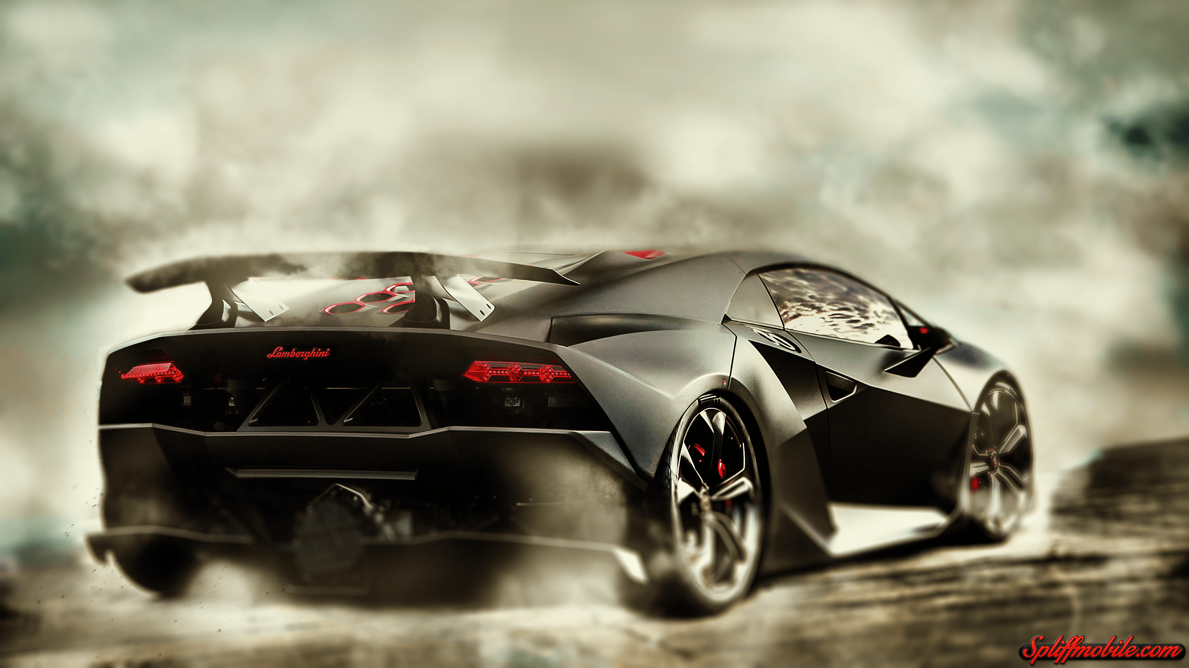 3840x2160 Lamborghini Drift Car Wallpaper