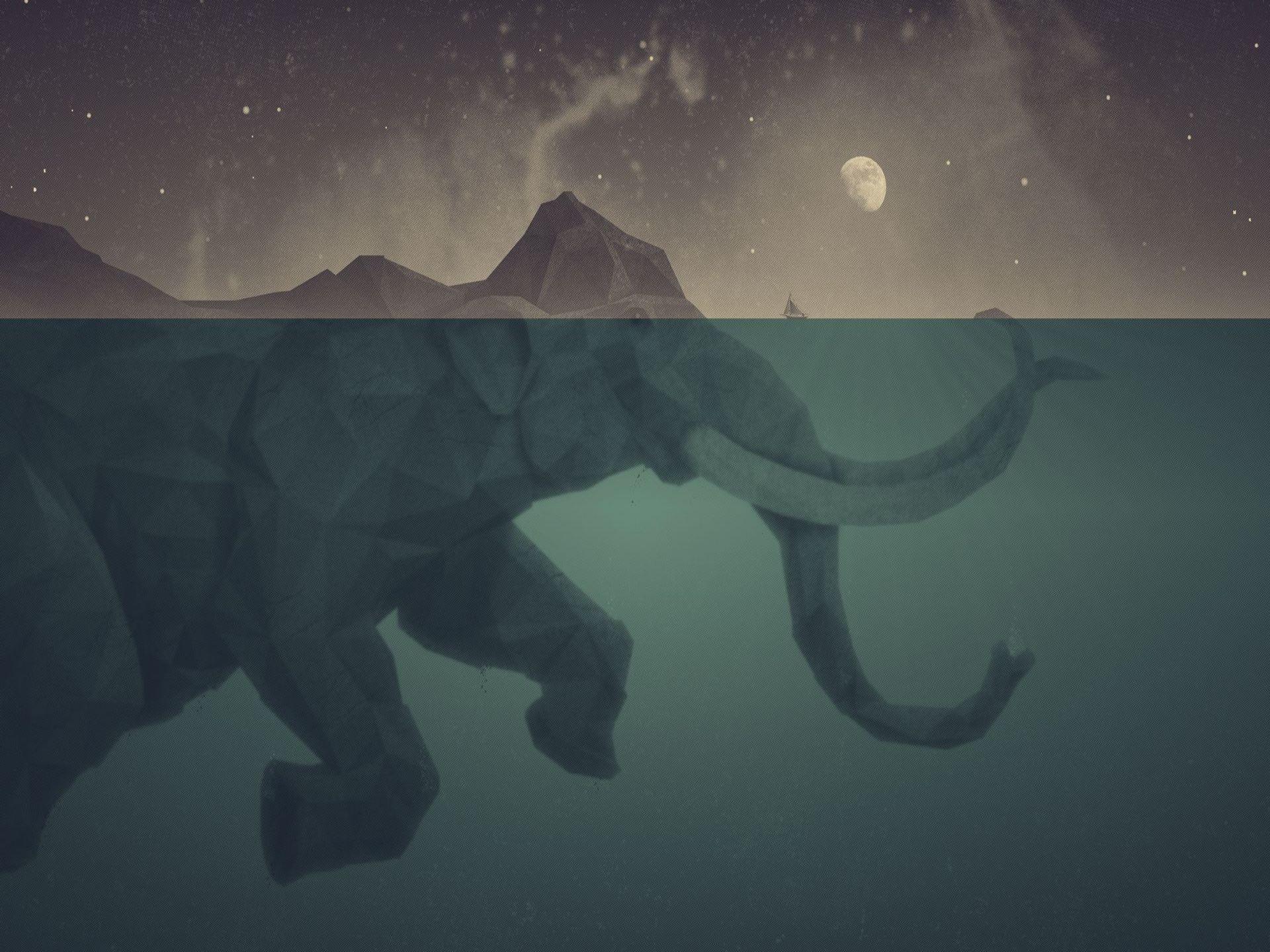 Elephant Minimalist Art Wallpapers - Top Free Elephant Minimalist Art
